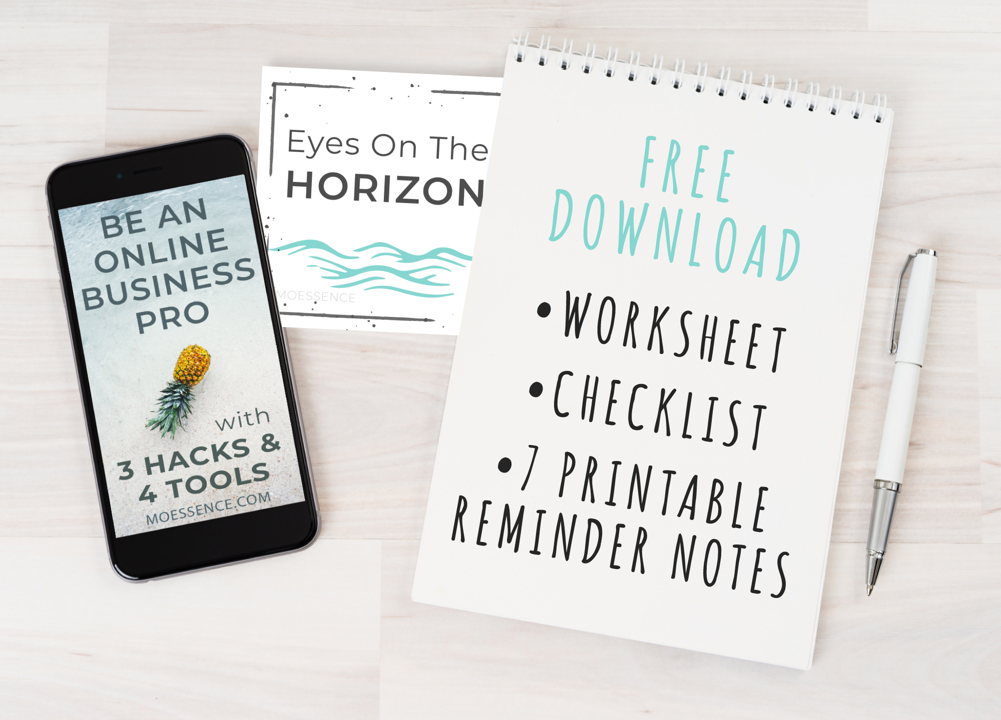 Online-business-hacks-and-tools-free-download-worksheet-checklist-and-grahic-sticky-notes.jpg