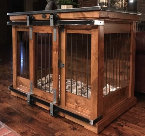 Luxury Indoor Dog Kennels Big, Wooden Dog Crates Large