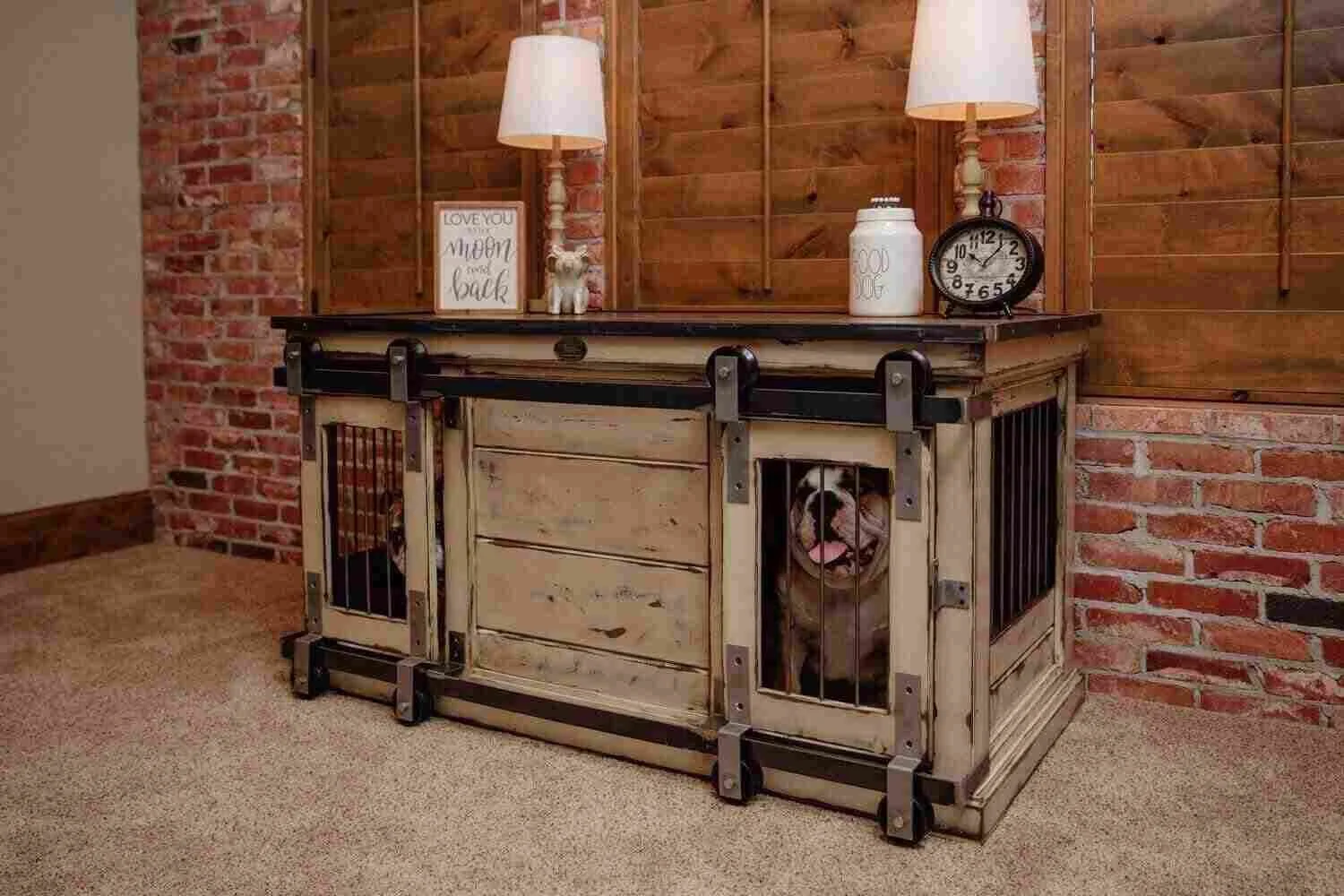Custom Wooden Dog Crate Luxury Dog Kennels