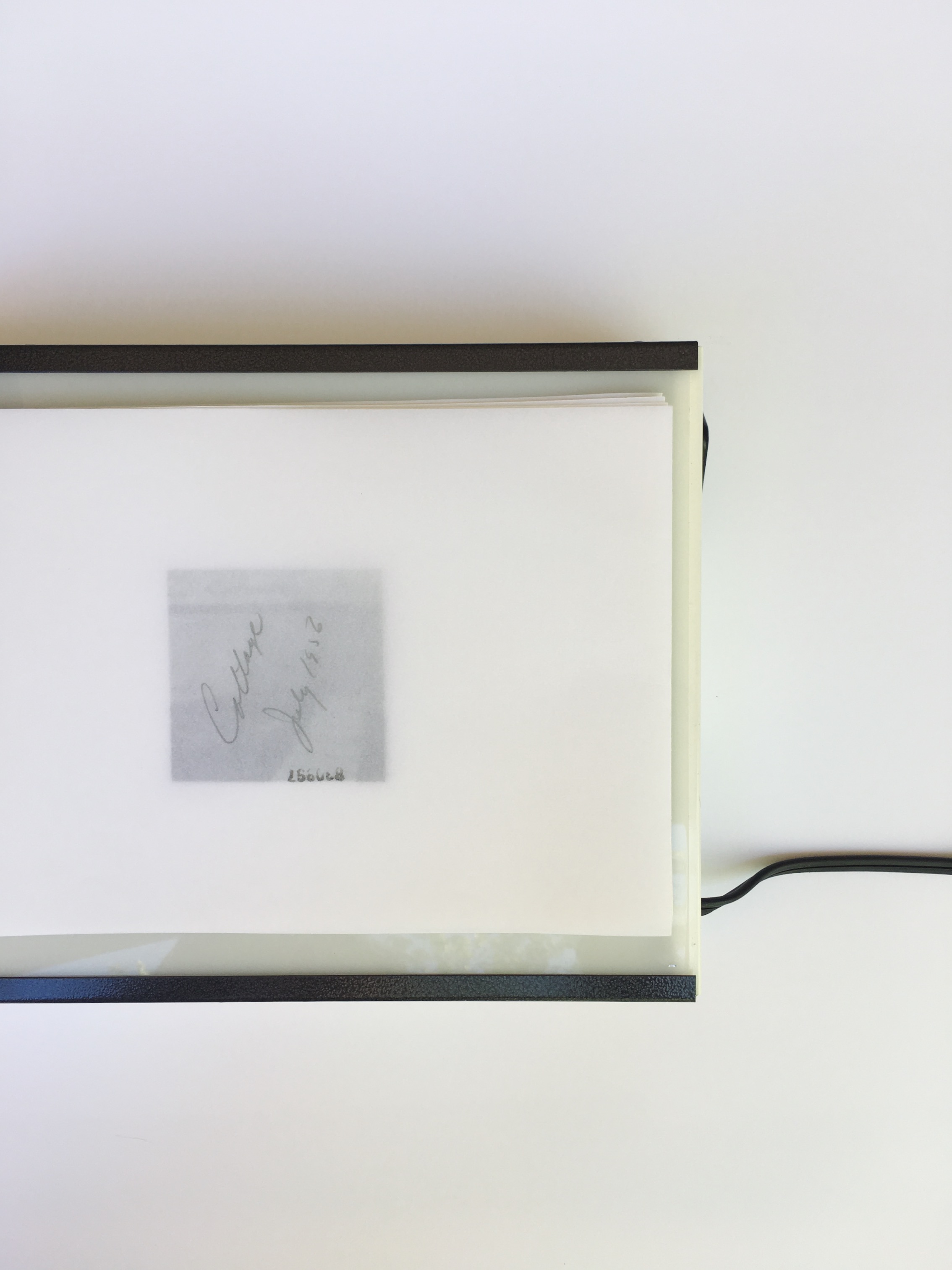 digitally printed vellum