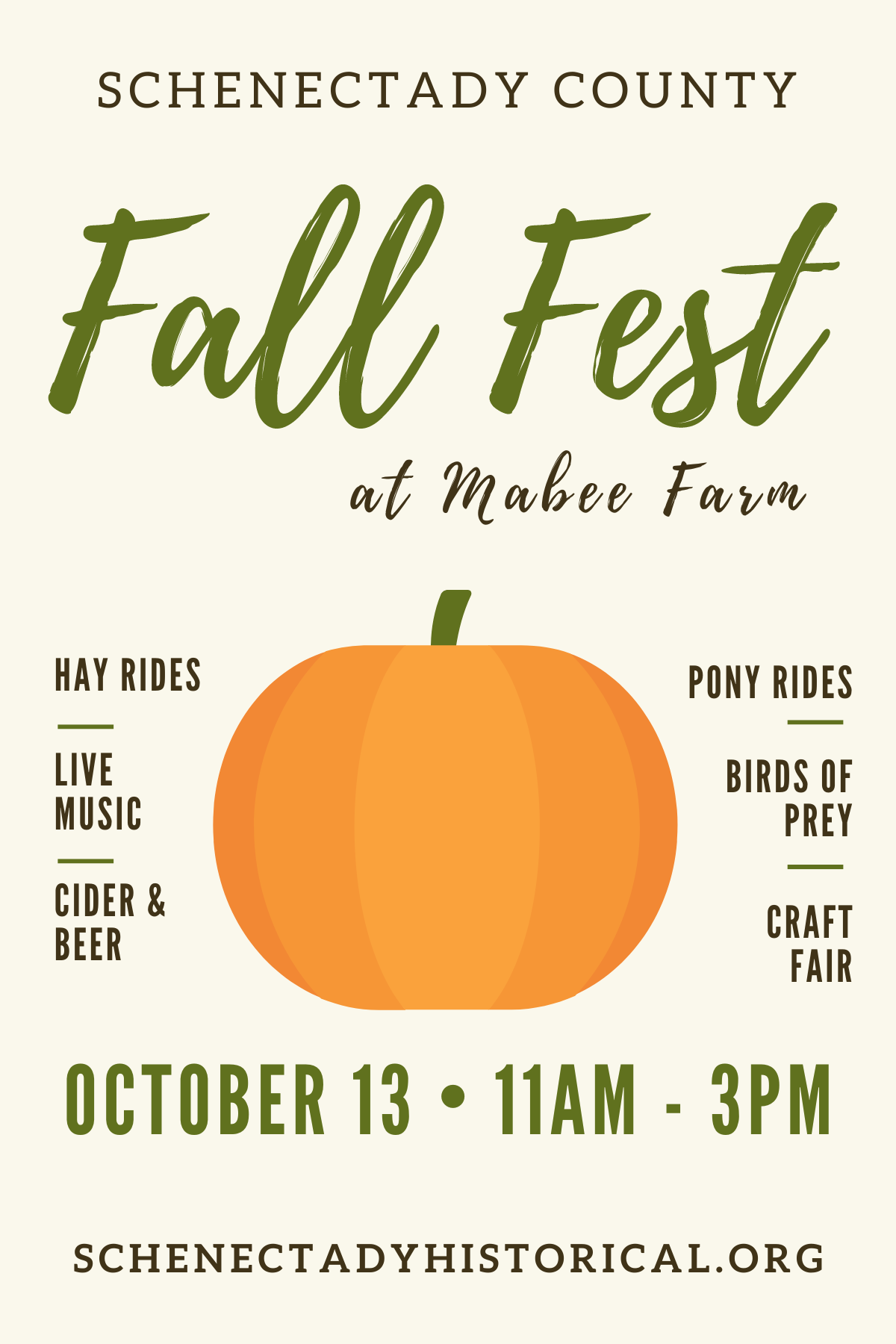 FallFest at Mabee Farm on Oct. 11 (11am-3pm)