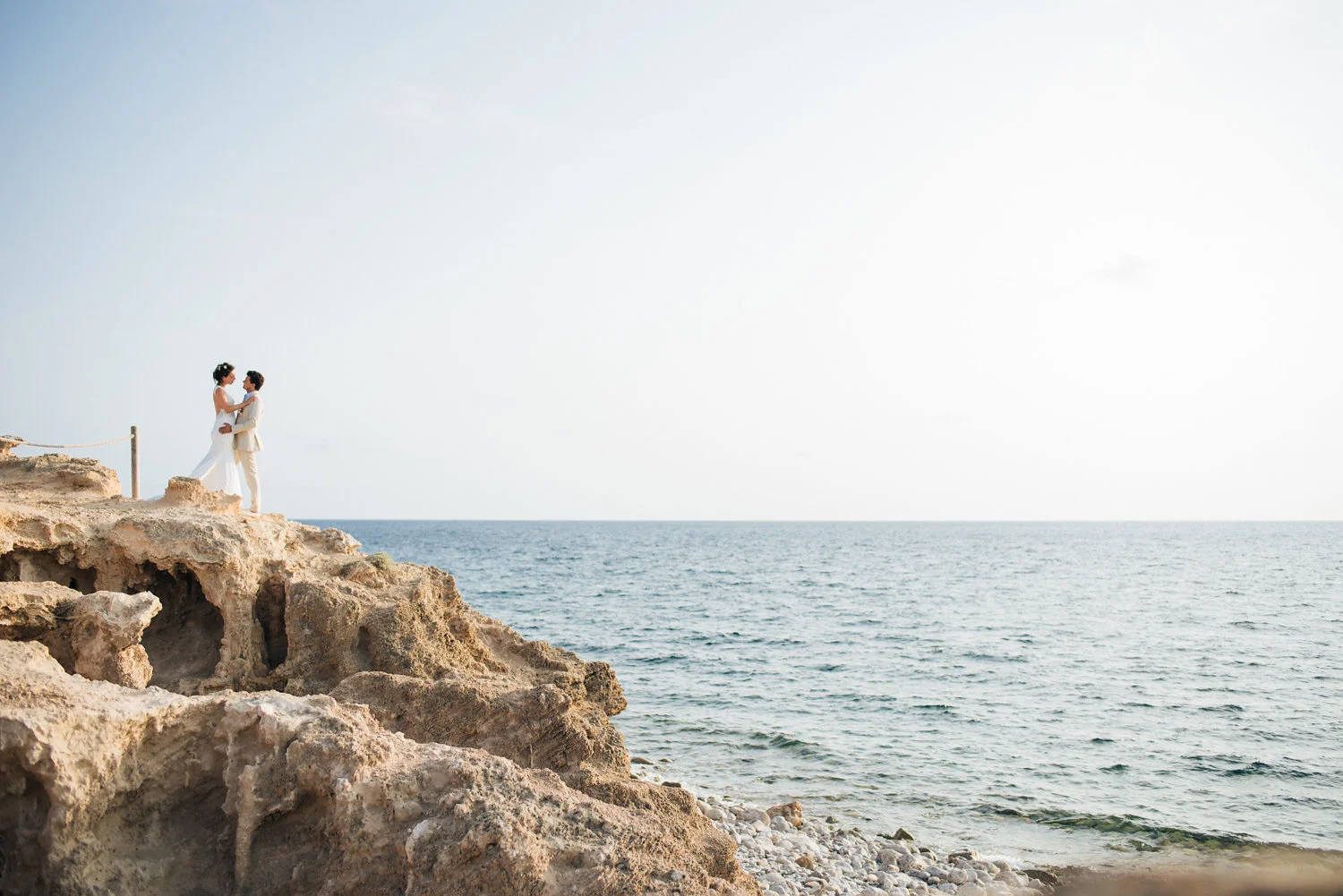 Ibiza cliff-top wedding