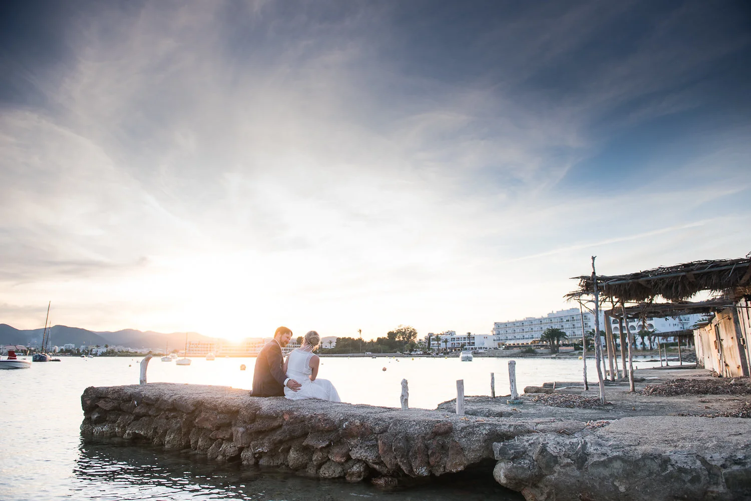Wedding photo spots on Ibiza