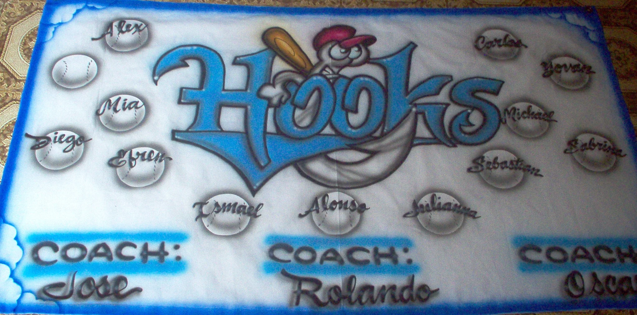 Hooks Banner $89.99 plus shipping