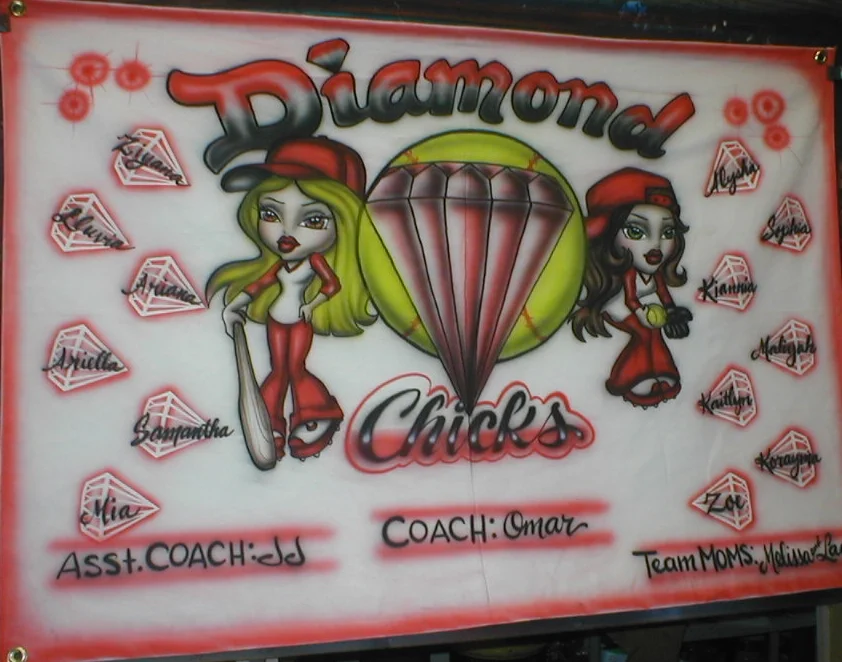 Diamond Chicks Banner $89.99 plus shipping