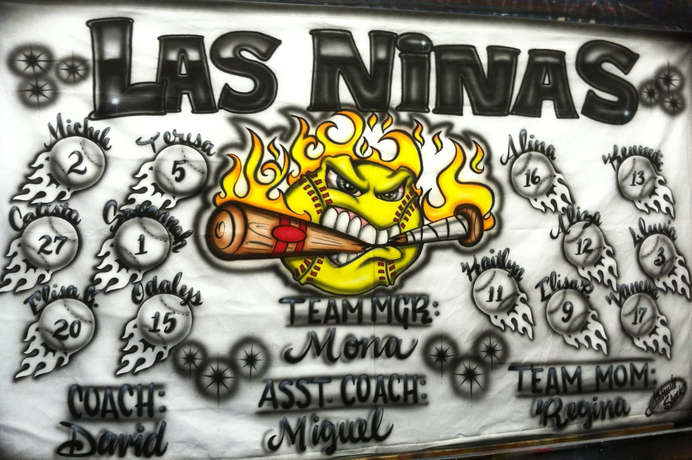Las Ninas Banner $89.99 plus shipping