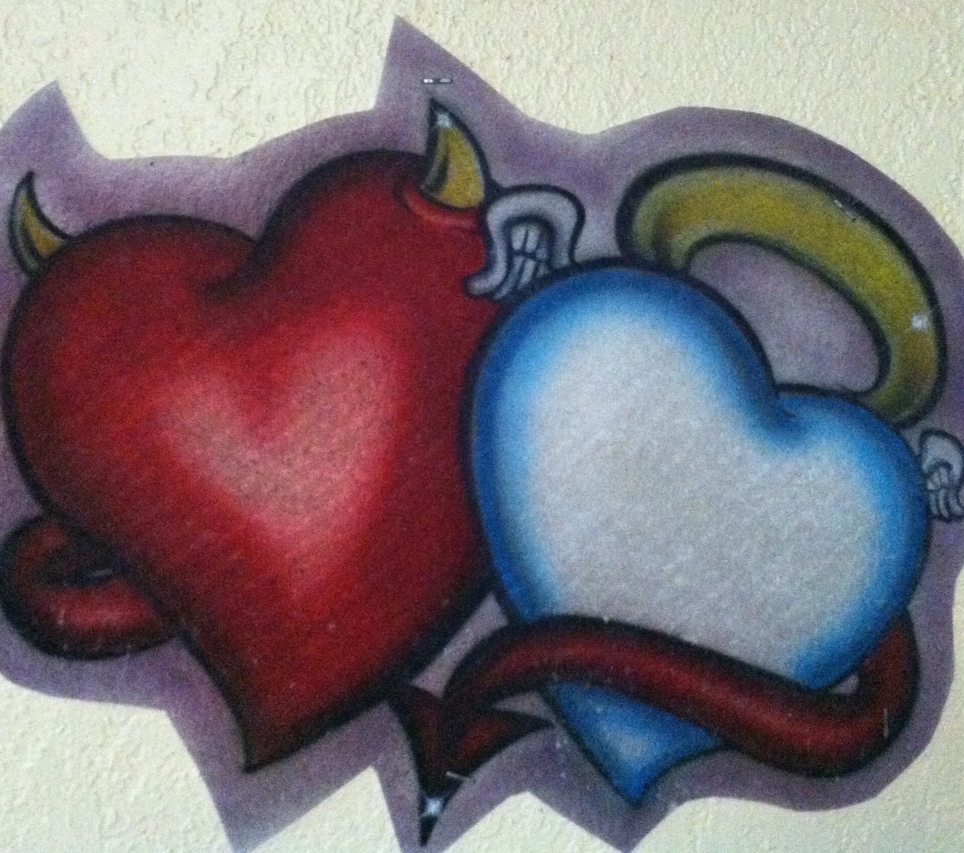 Hearts Devil/Angel Design $19.99 plus shipping