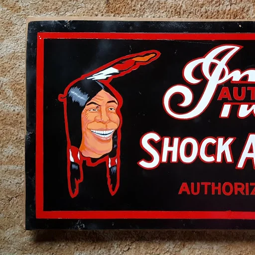 Indian Motorcucle Sign Repaint