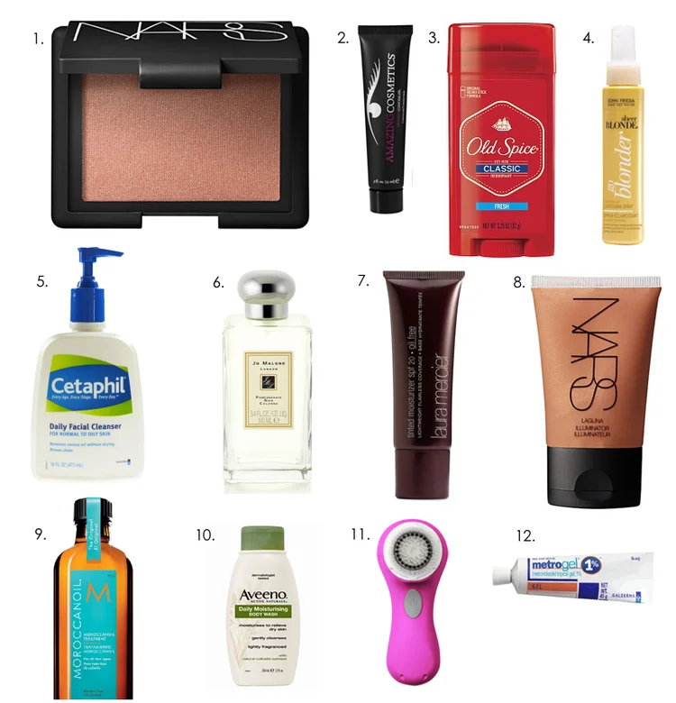 Top 12 Favourite Beauty Products