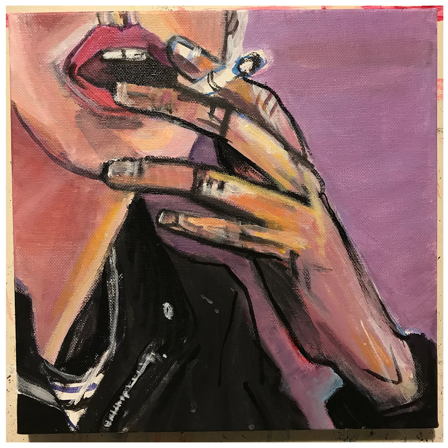 24 - Hoodie Smoking Black