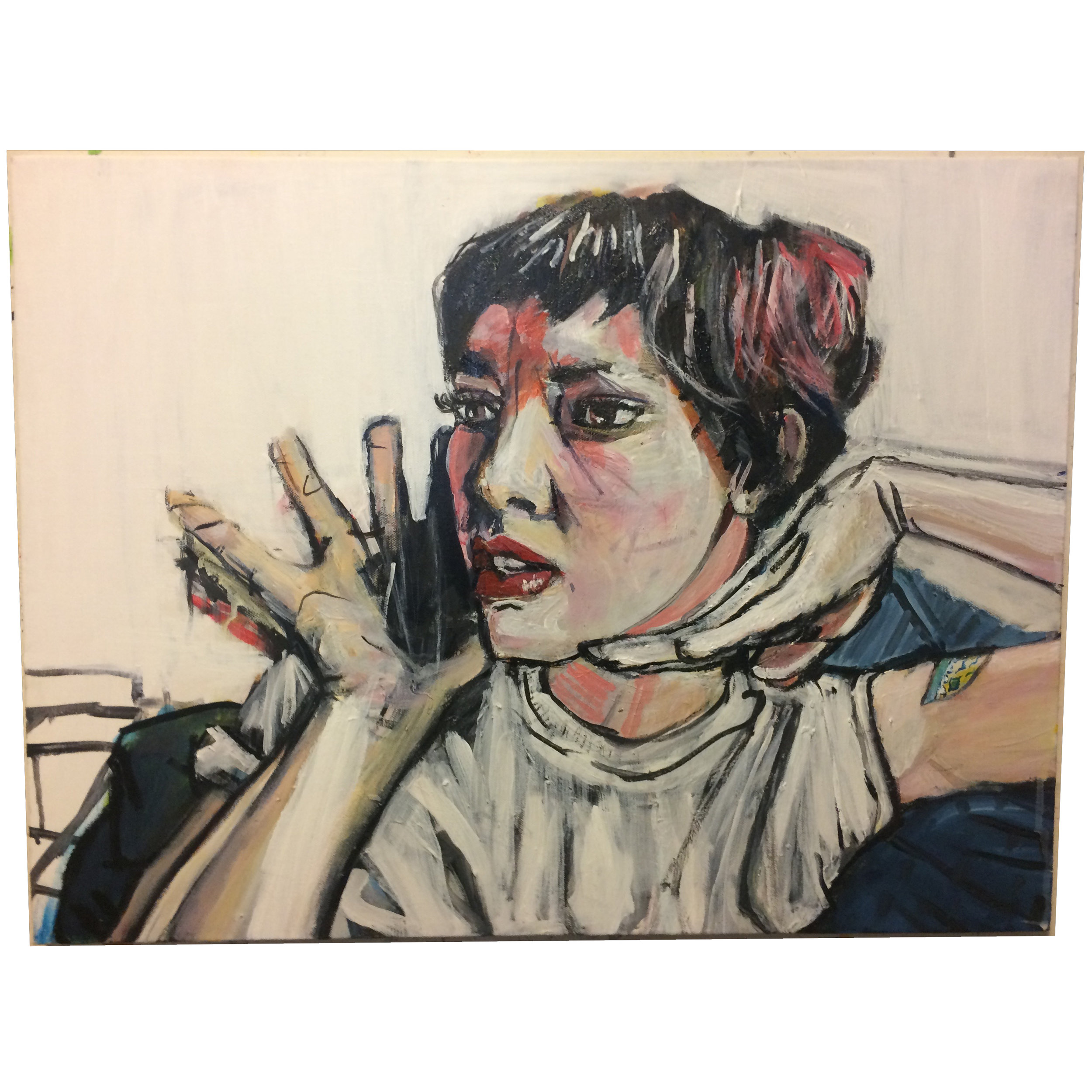 Nikki Vogue White Tee