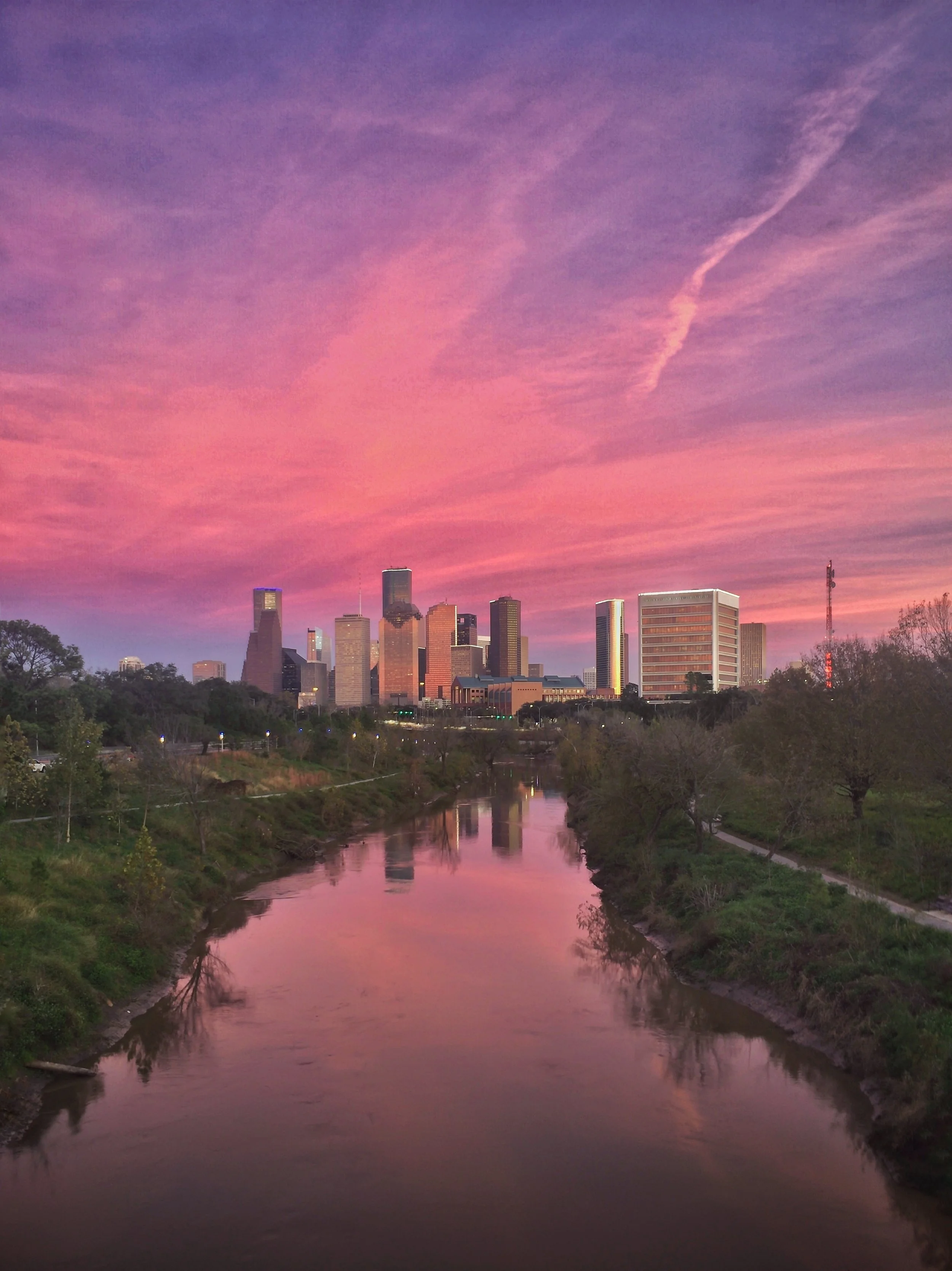 This is the first photo I took this year: January 3, 2017 along Buffalo Bayou.
