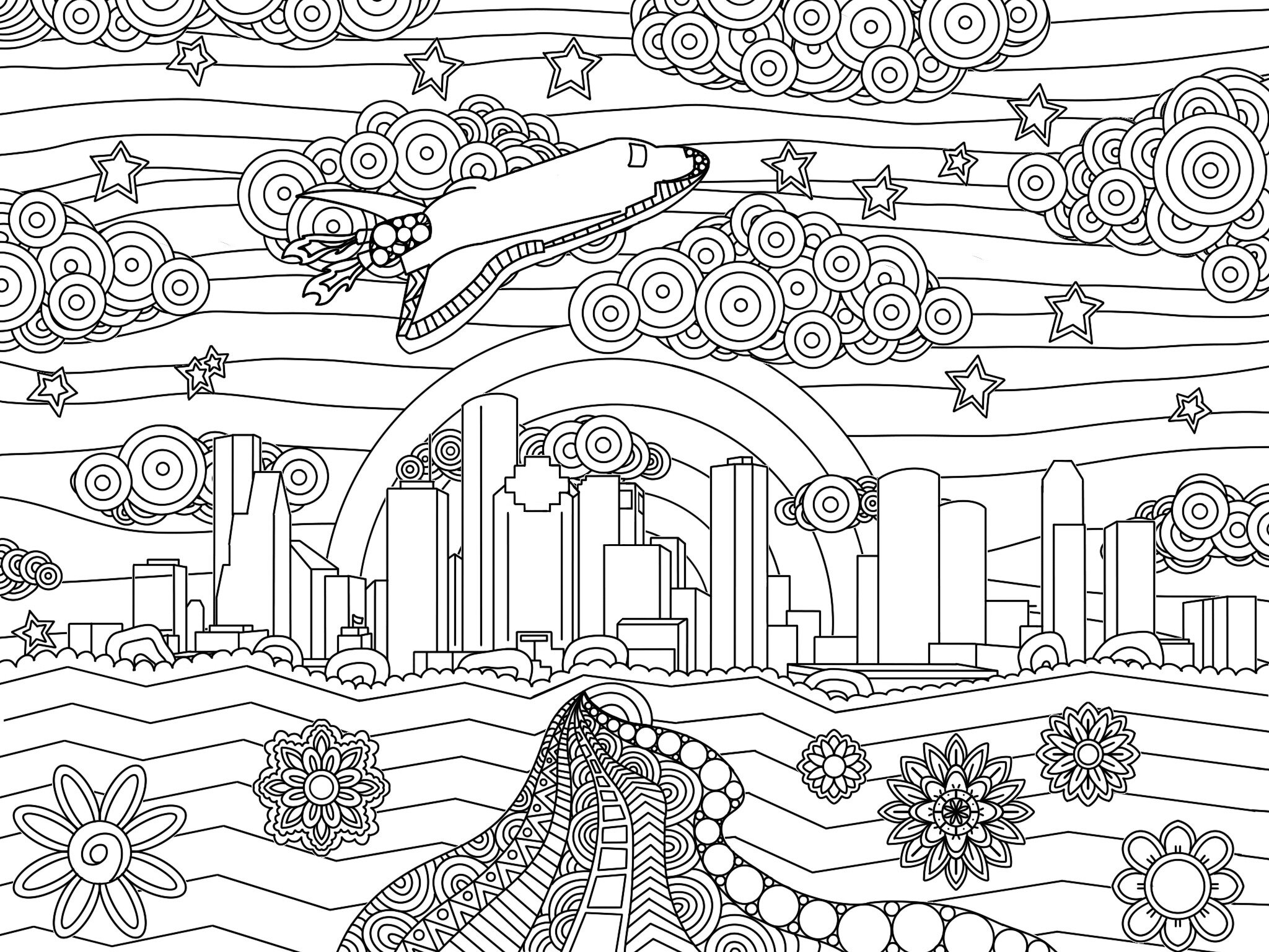 Houston Coloring Pages — Gibsooon