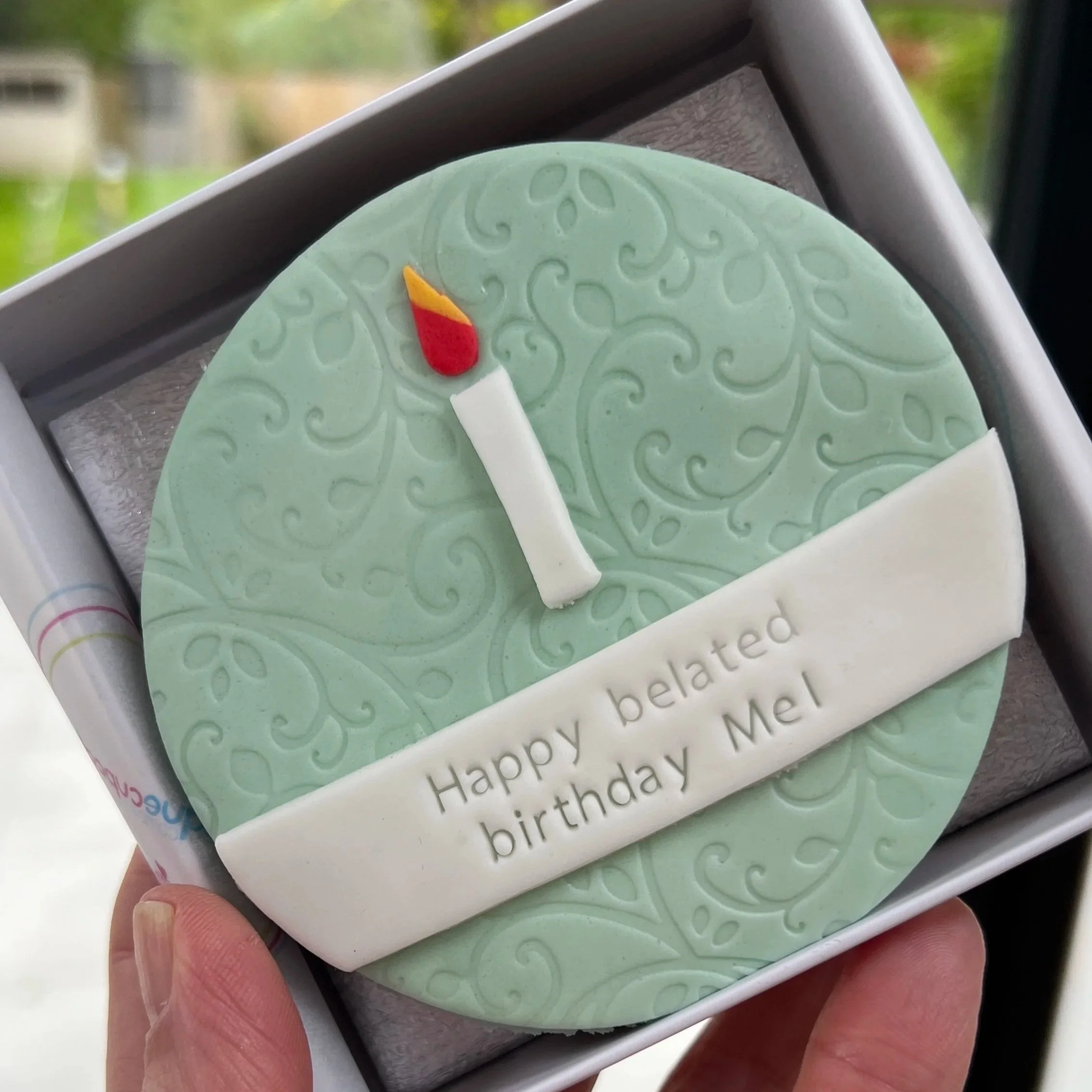 Personalised Letterbox Friendly Cake– UK nationwide delivery