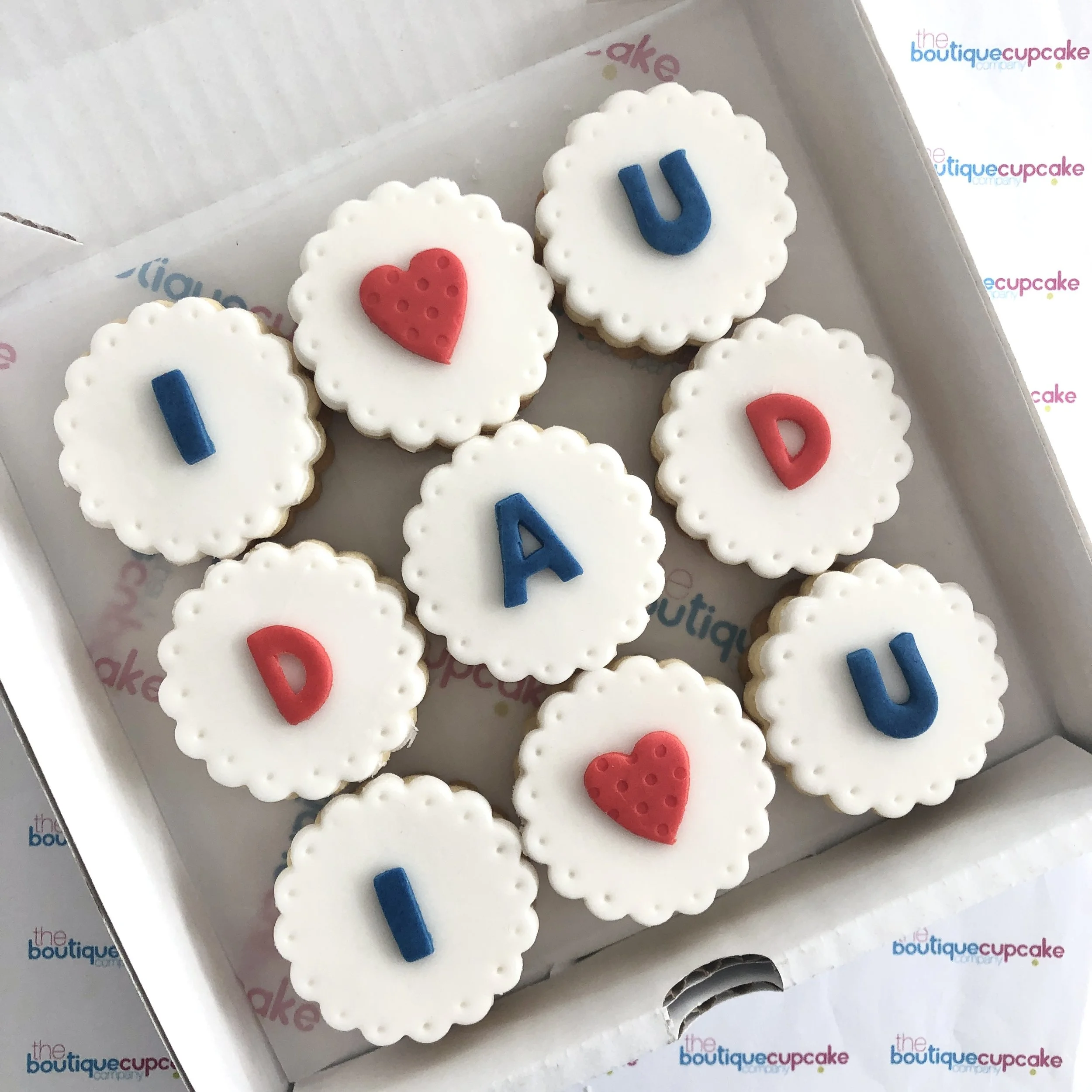 Personalised unique biscuit cream gift box for special occasions – UK nationwide delivery