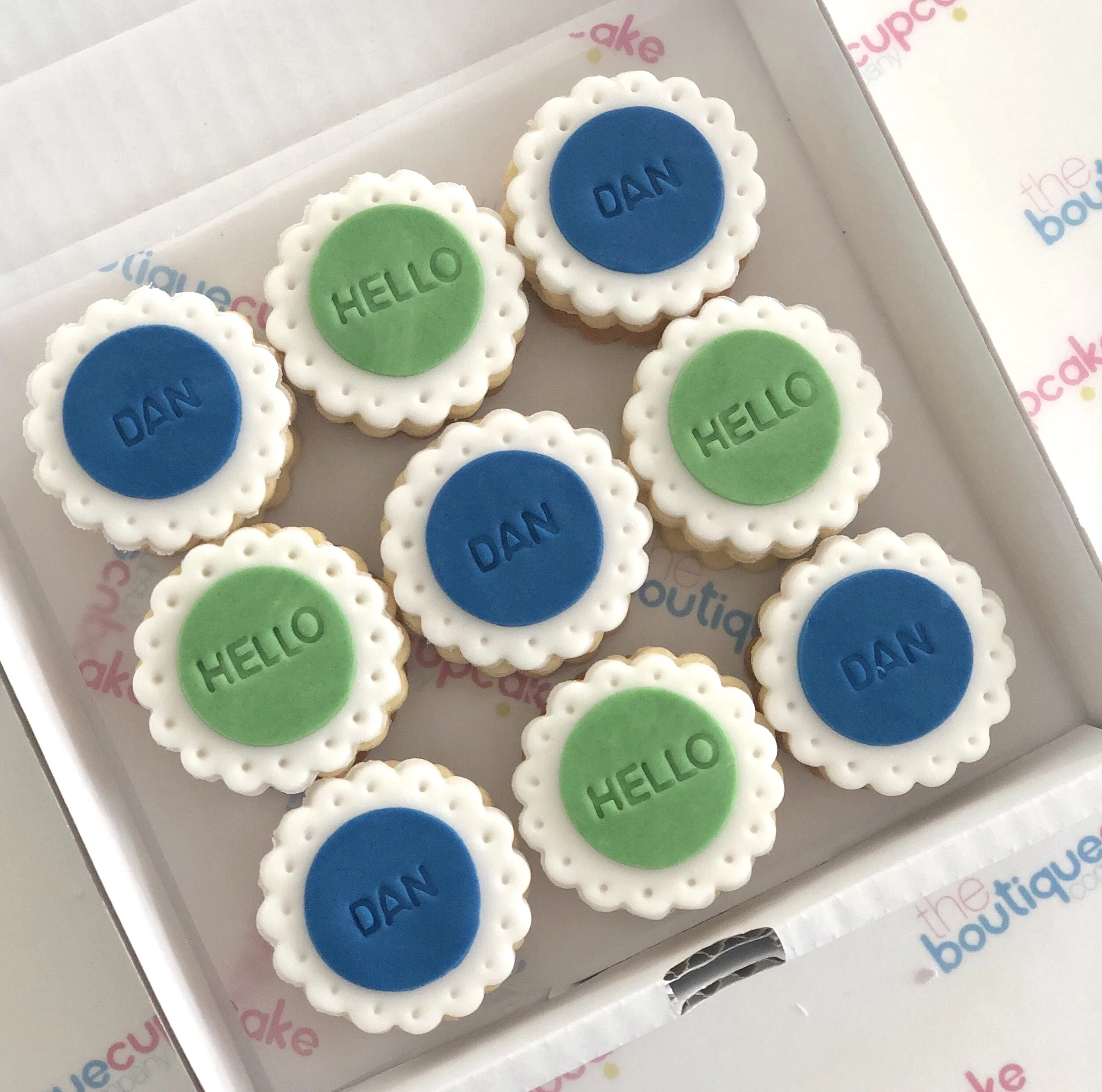Personalised unique biscuit cream gift box for special occasions – UK nationwide delivery