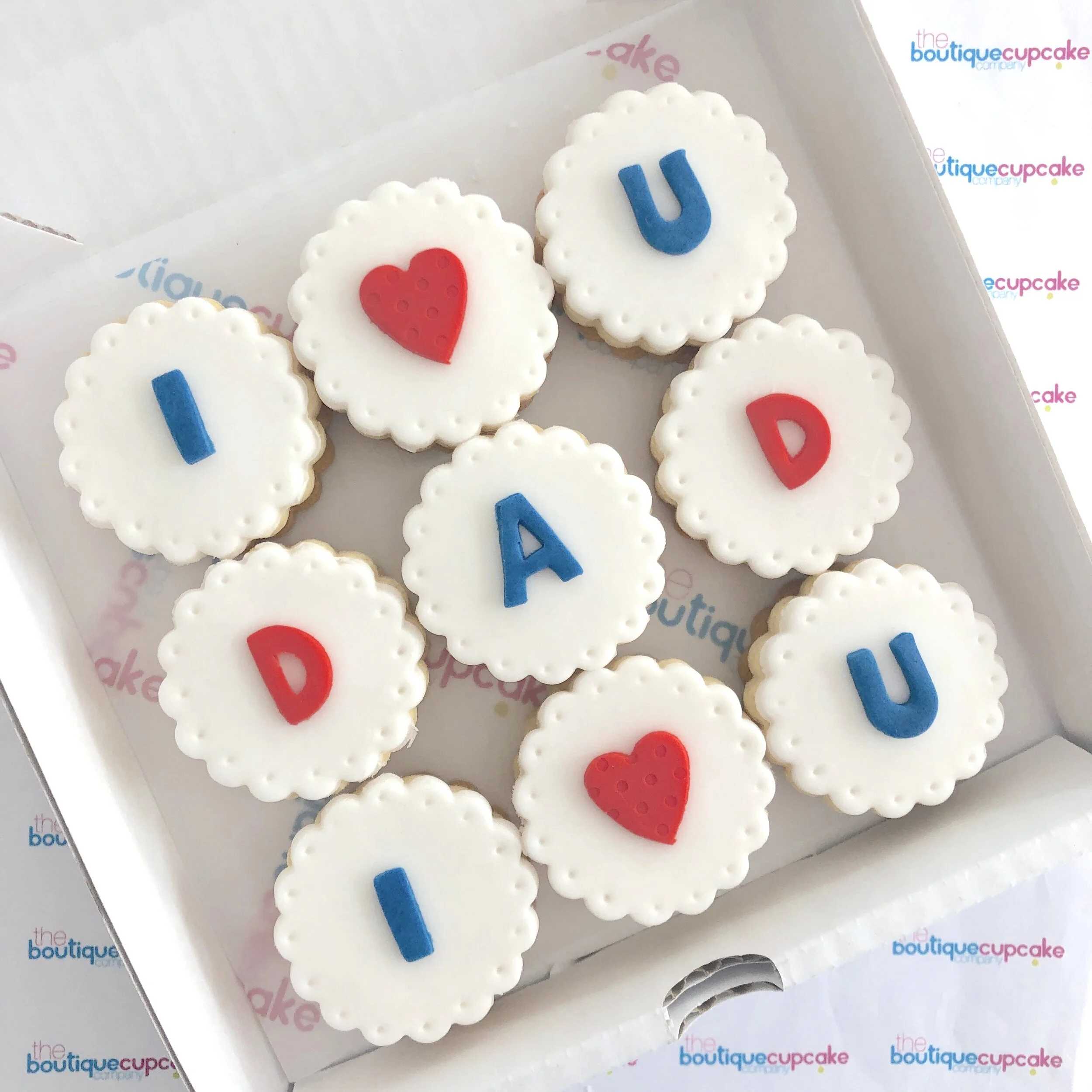 Love You Dad Biscuit Creams