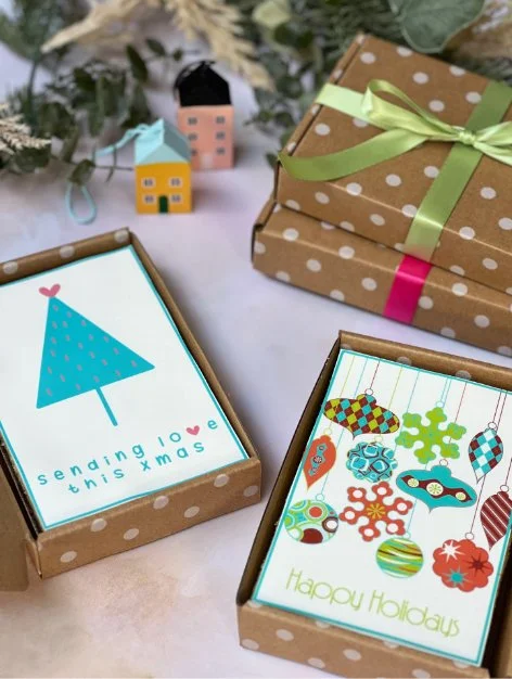 Winter Holiday Cake Cards