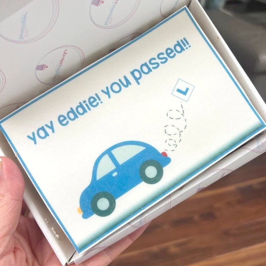 Personalised edible cards, made from cake, for every occasion – UK nationwide delivery