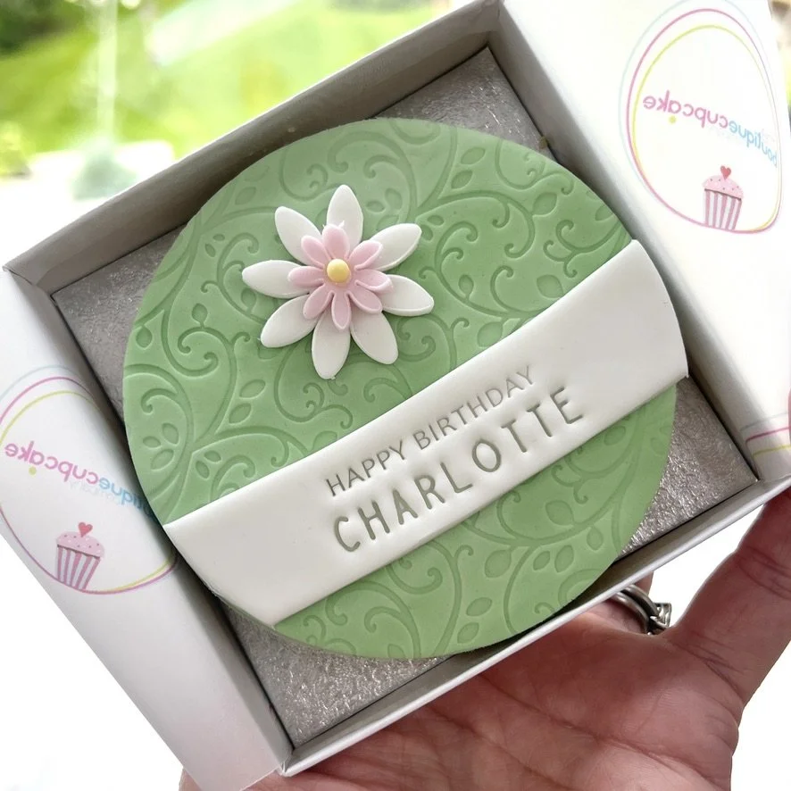 Personalised Letterbox Friendly Cake– UK nationwide delivery