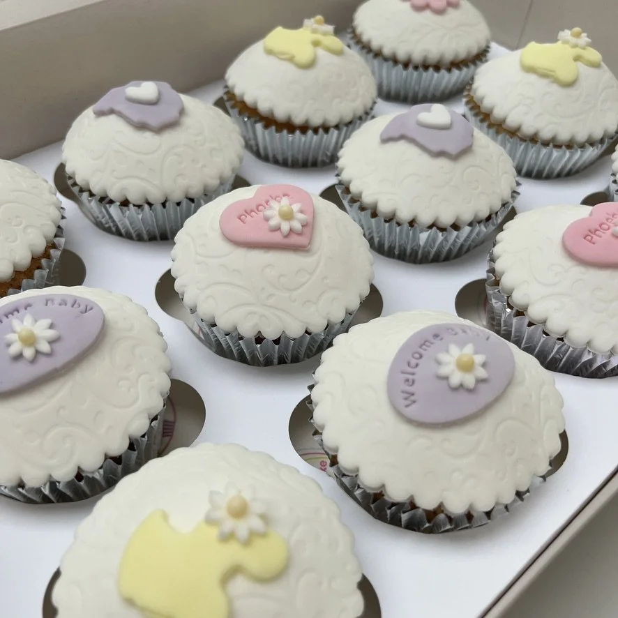 New Baby Cupcake Gift Box