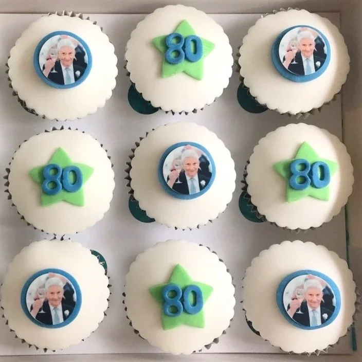 Printed logo photo cupcake gift box for any occasion – UK nationwide delivery