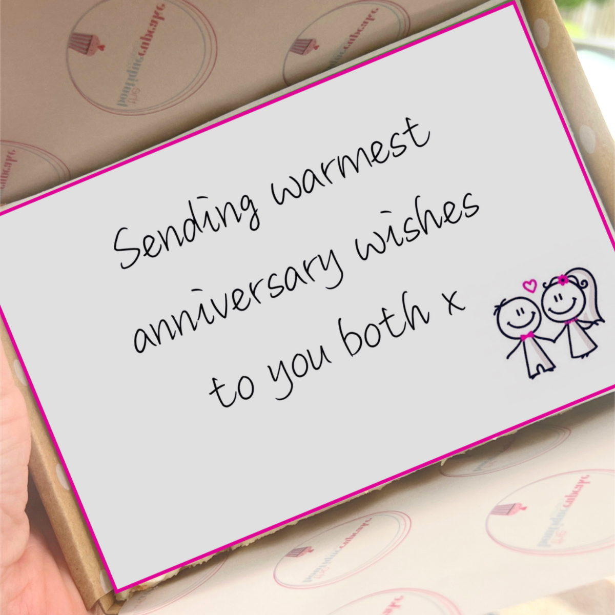 Edible anniversary cards - cards made from cake!