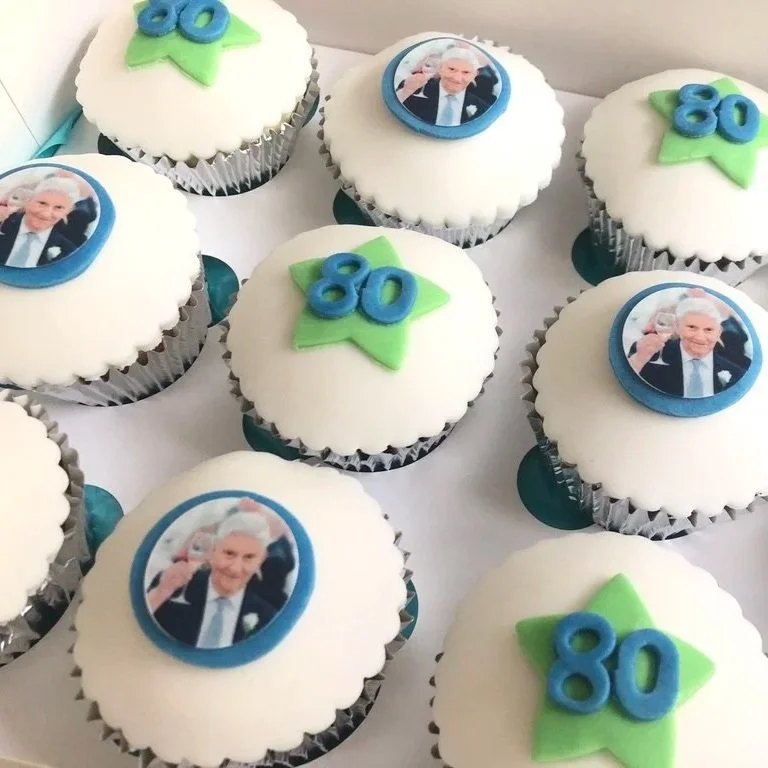 Printed logo photo cupcake gift box for any occasion – UK nationwide delivery