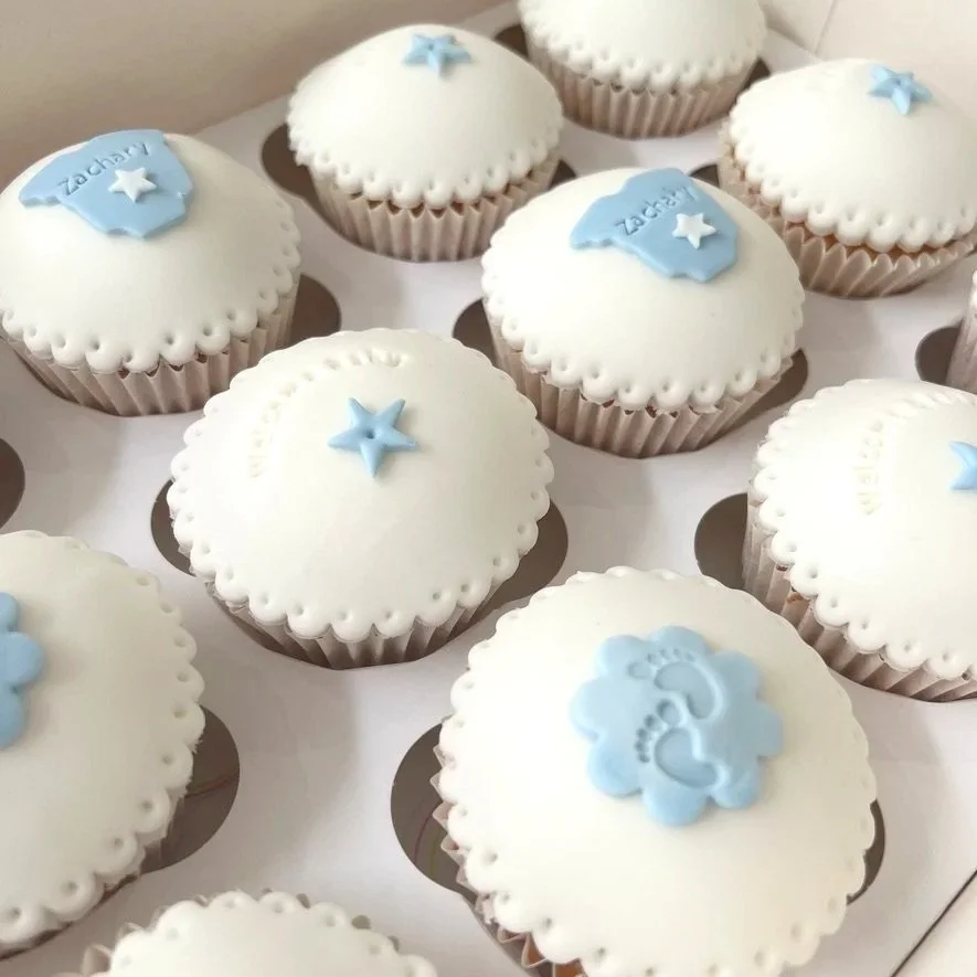Welcome Baby Cupcake Gift Box
