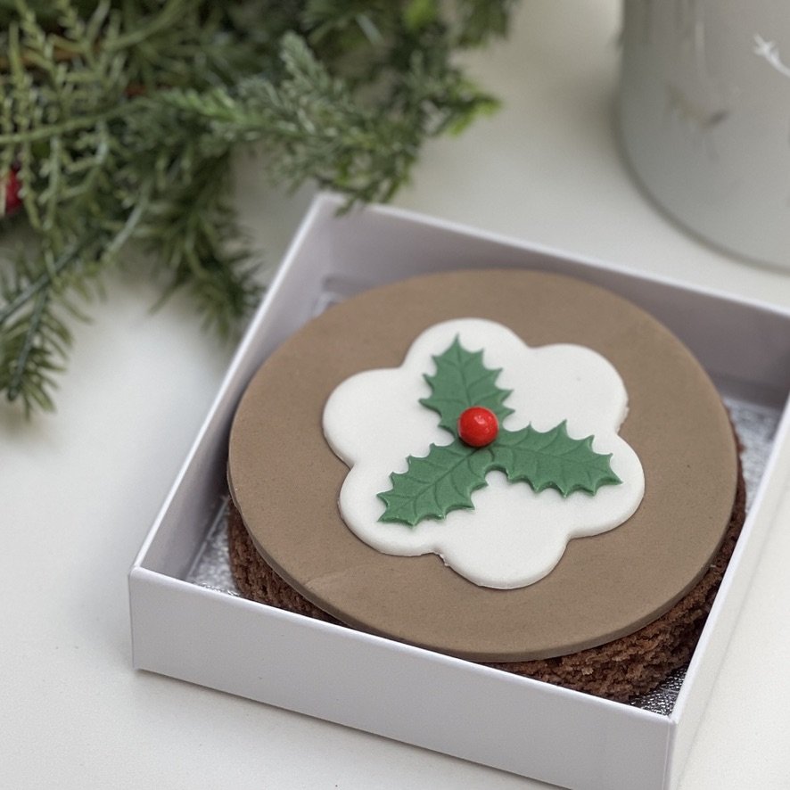 Xmas Pud Letterbox Cake