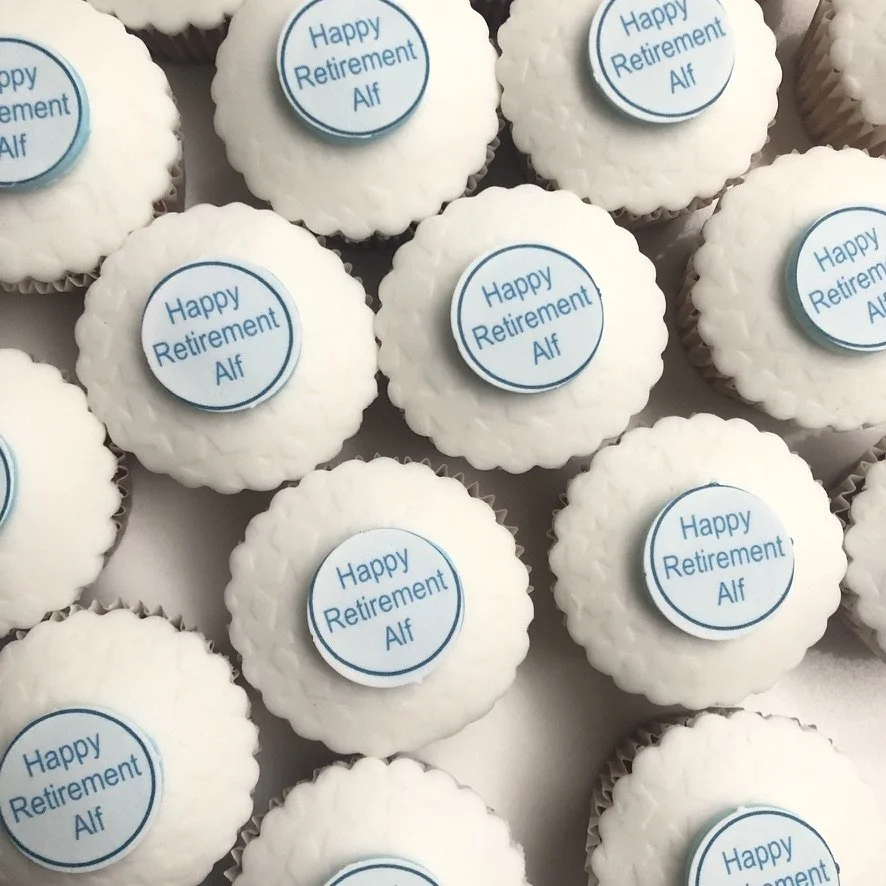 Printed logo photo cupcake gift box for corporate or any occasions – UK nationwide delivery