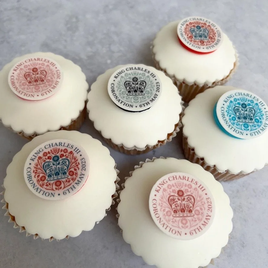 Printed logo photo cupcake gift box for corporate or any occasions – UK nationwide delivery