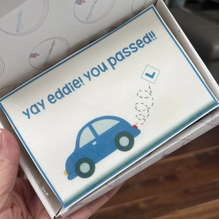 Exam / Test Success Cake Cards