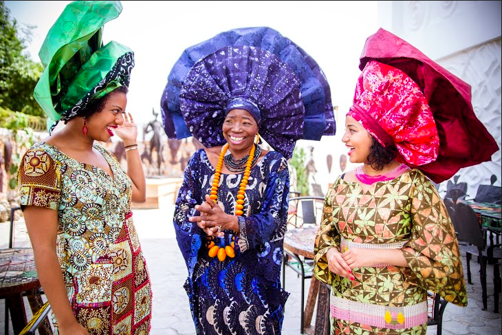Nike Art Gallery with founder Chief Nike Okundaye
