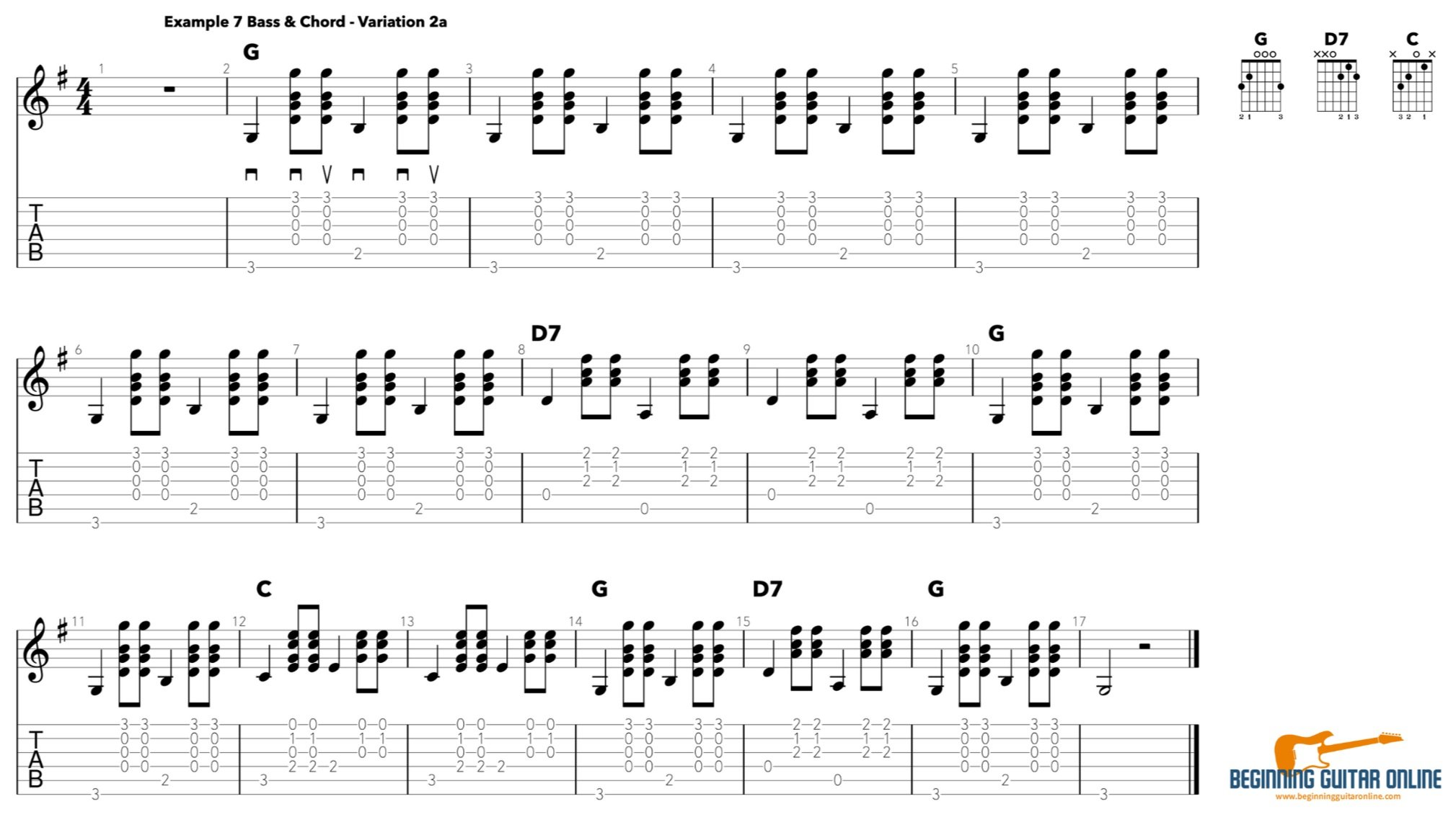 When The Saints Go Marching In (Guitar Chords/Lyrics) - Sheet Music