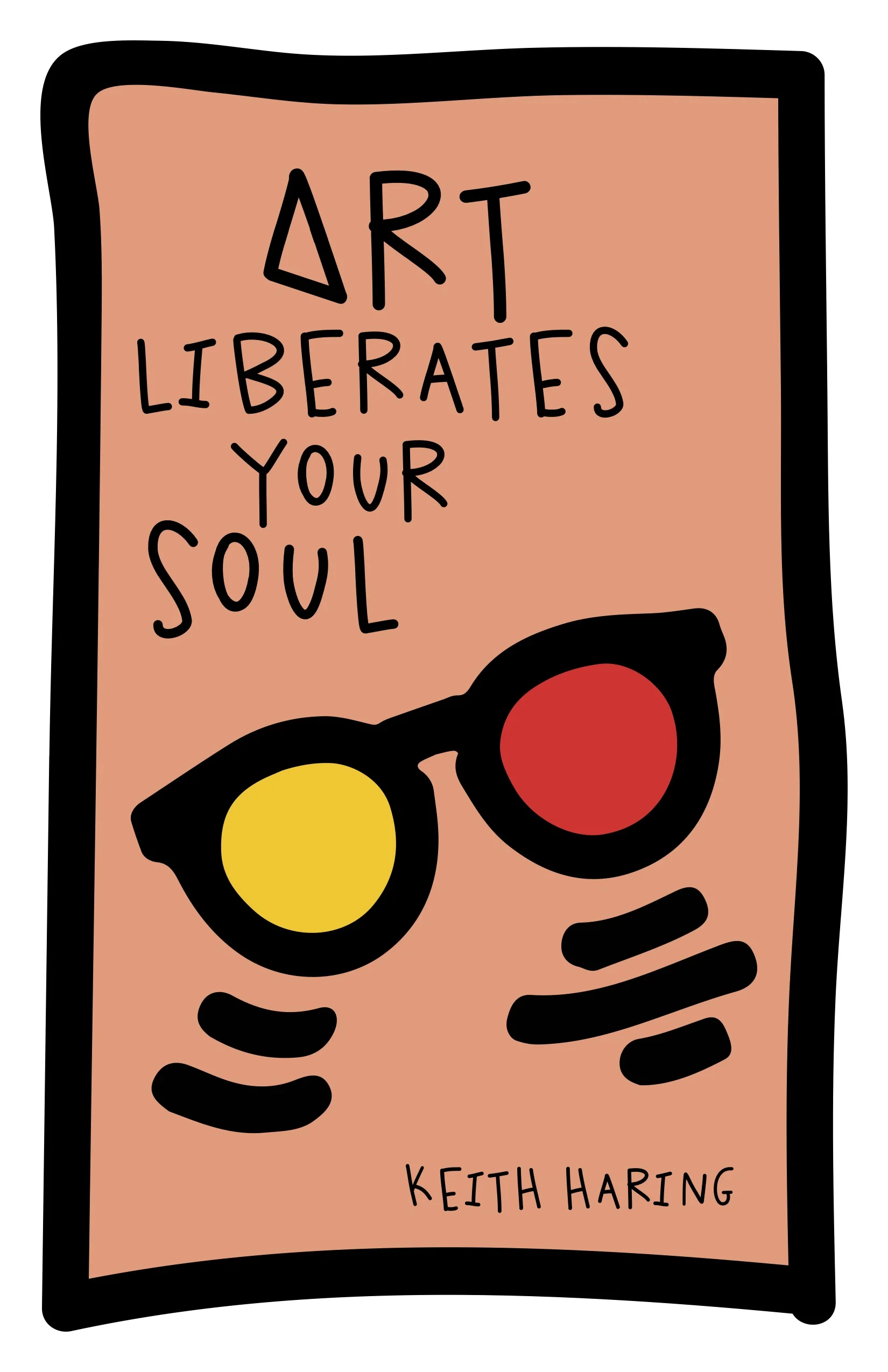 Keith Haring (digital, 11x17")