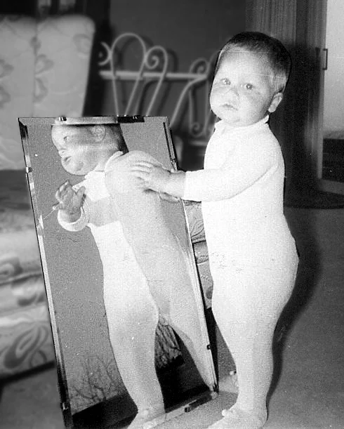 The author’s son as a toddler