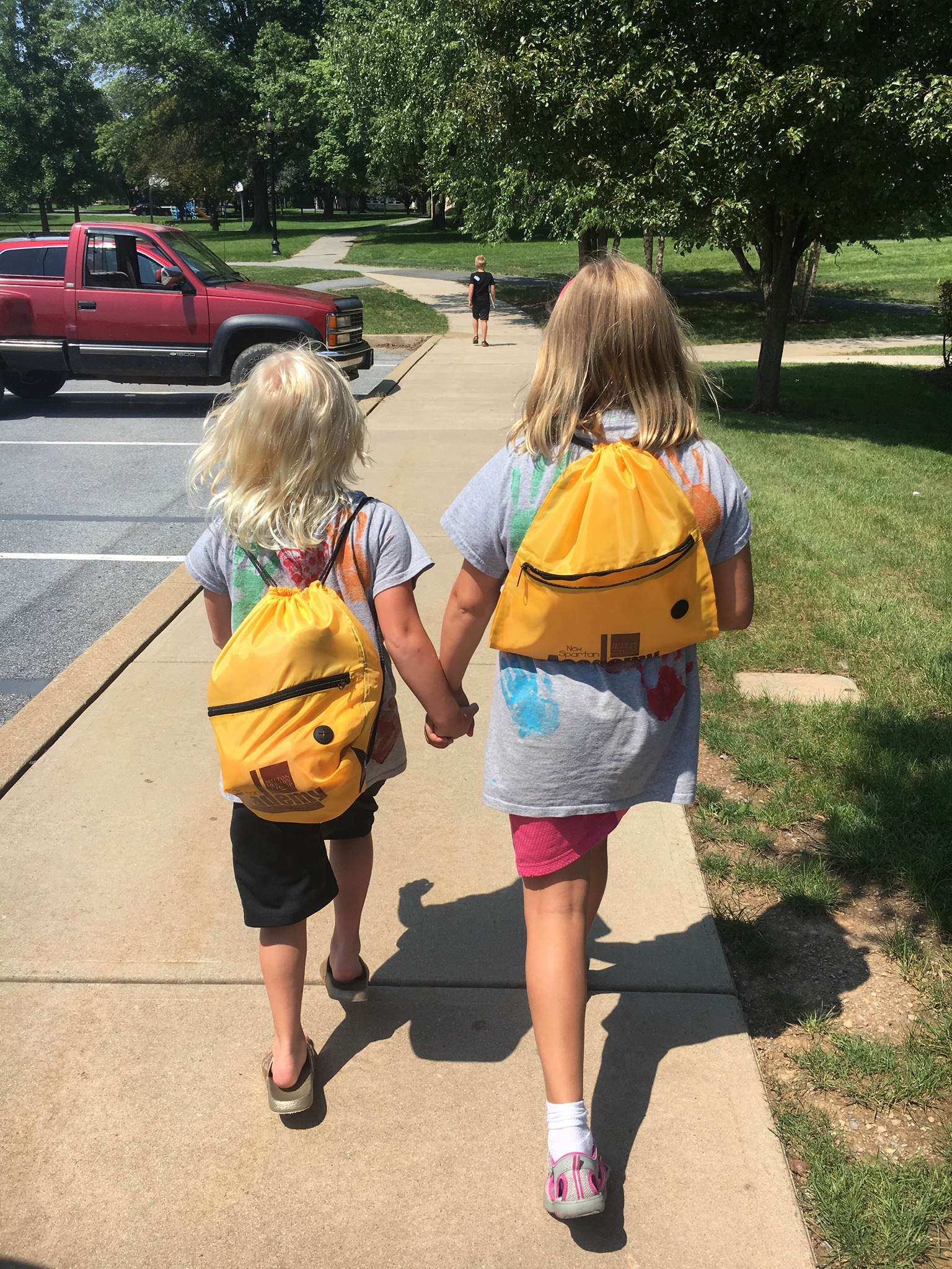 Moving into their new home, Milton Hershey School.