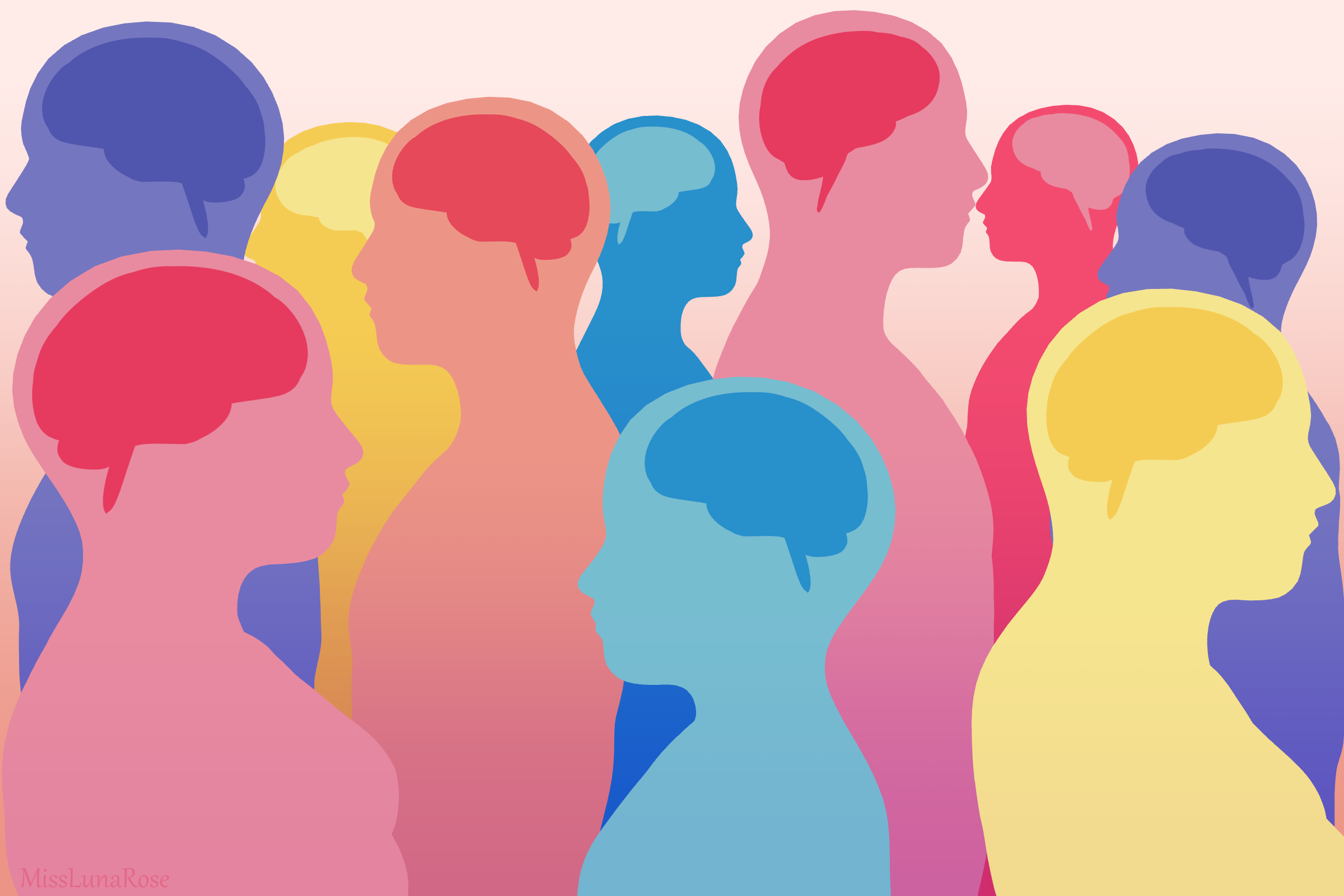 A neurodiversity image from Wikipedia, reflecting the so-called “natural diversity of human minds.”