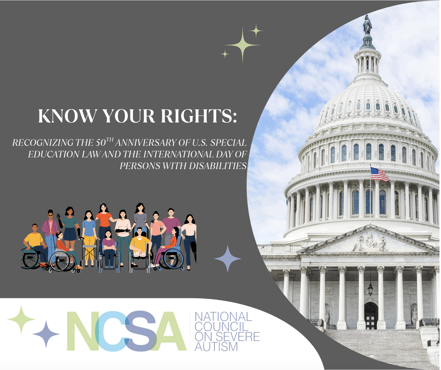 Know Your Rights: 50th Anniversary of U.S. Special Education and the International Day of Persons with Disabilities 