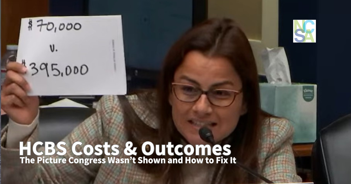 HCBS Costs and Outcomes: The Picture Congress Wasn’t Shown and How to Fix It