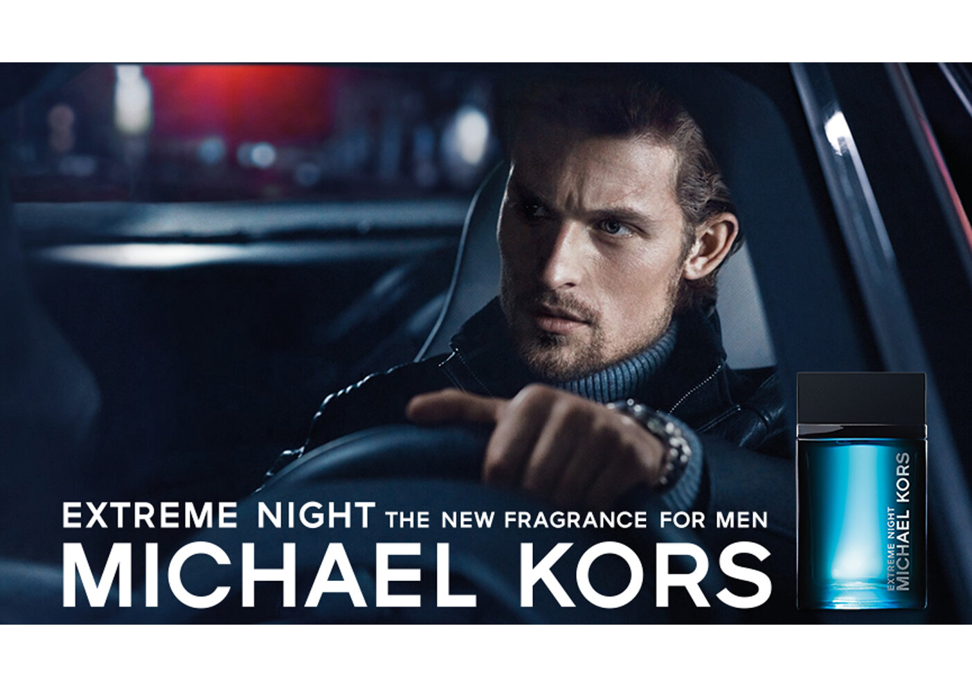  Michael Kors introduces its newest men's fragrance, Extreme Night. Setting the tone, the brand paints a picture of its man: "Step into over drive, with the rush of nightfall. Bold and daring for the modern 