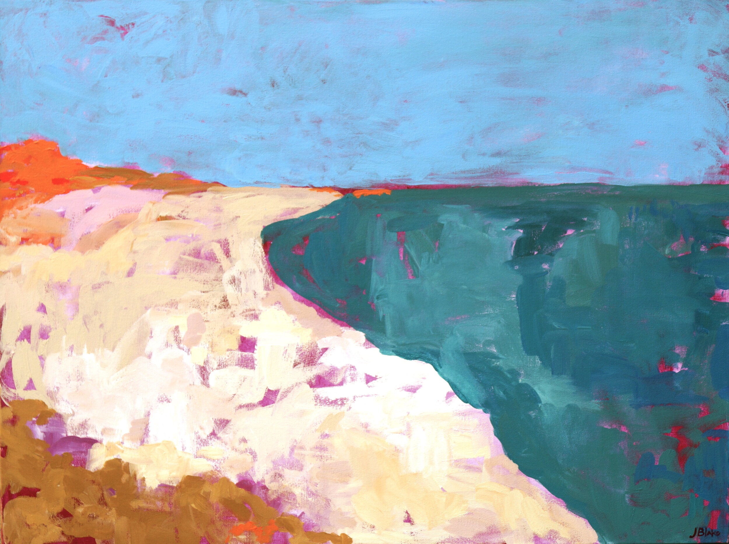 Abstract Beach | Water Collection | Julia Blake Art