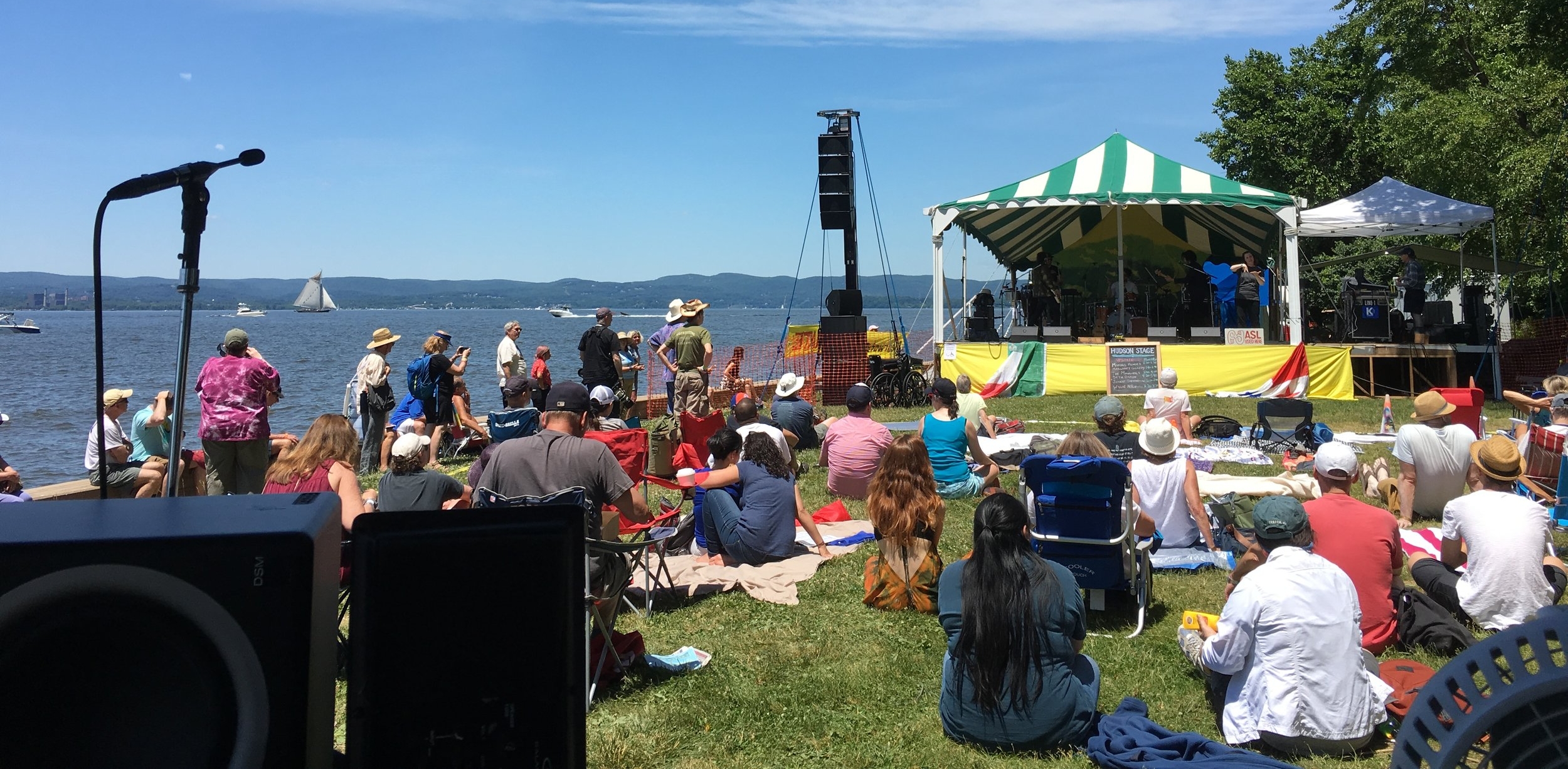  Hudson Stage at the Clearwater Festival. 