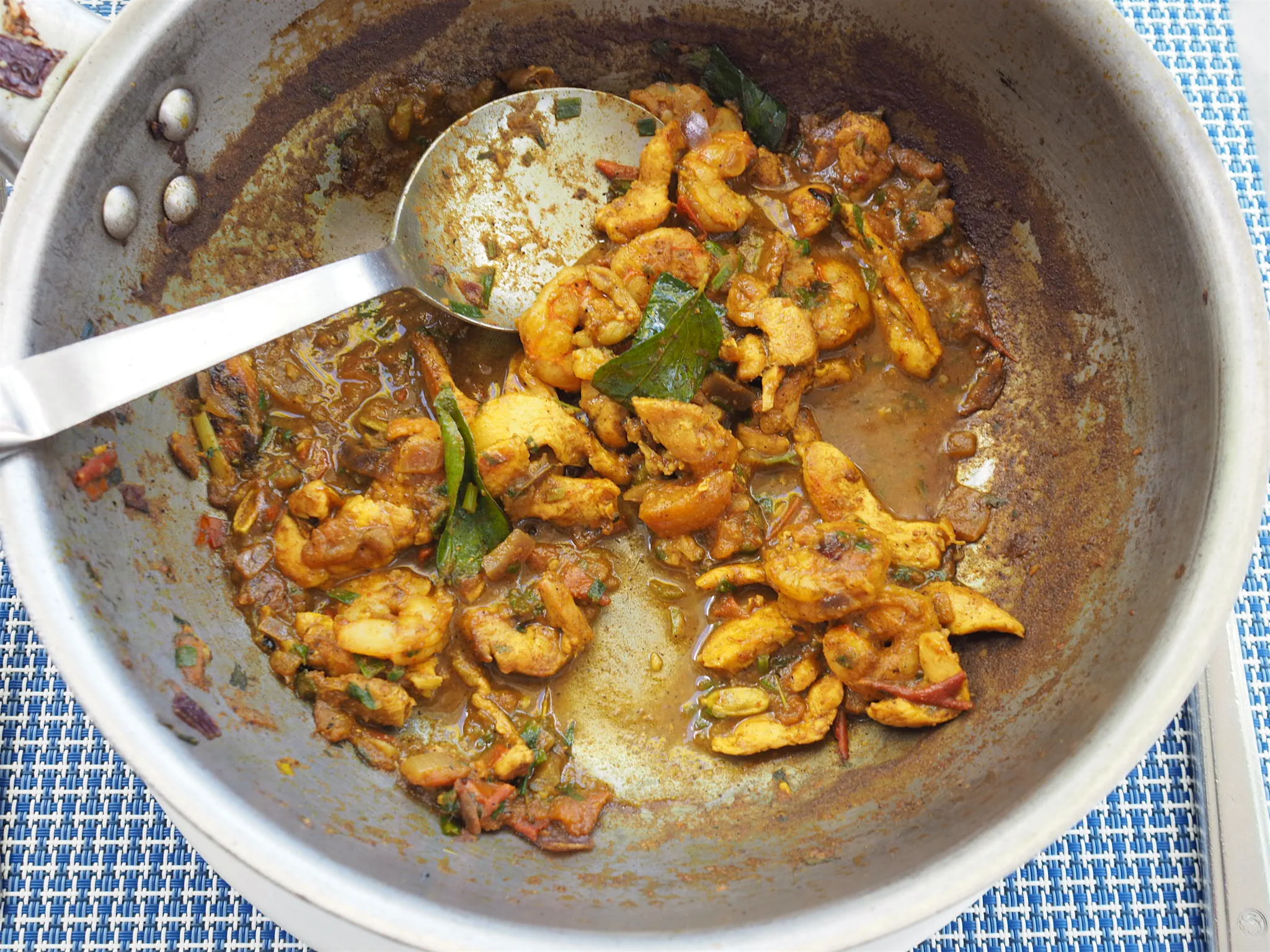 Mauritian Curry with Chicken and Prawns 