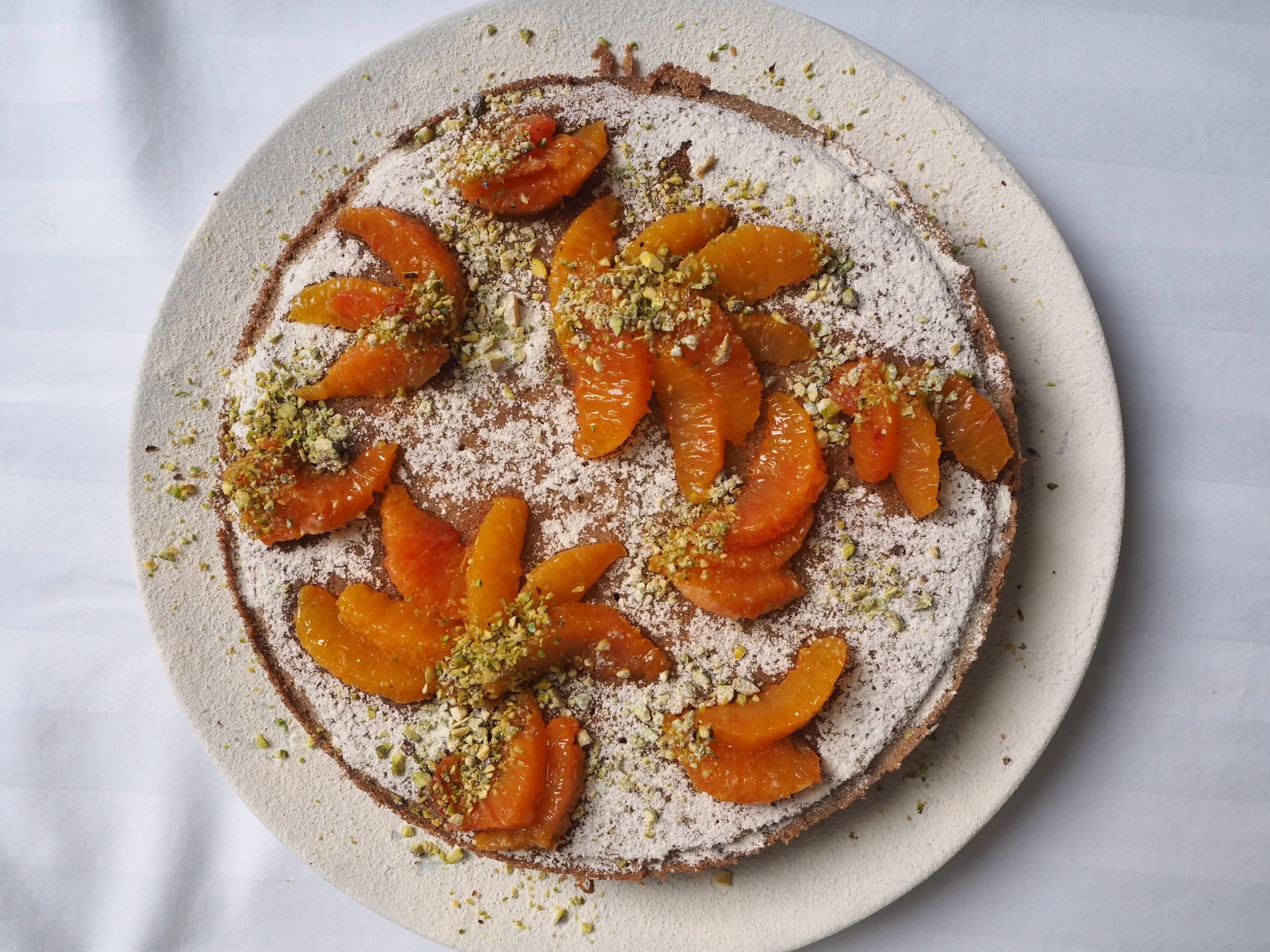 Blood Orange Polenta Cake