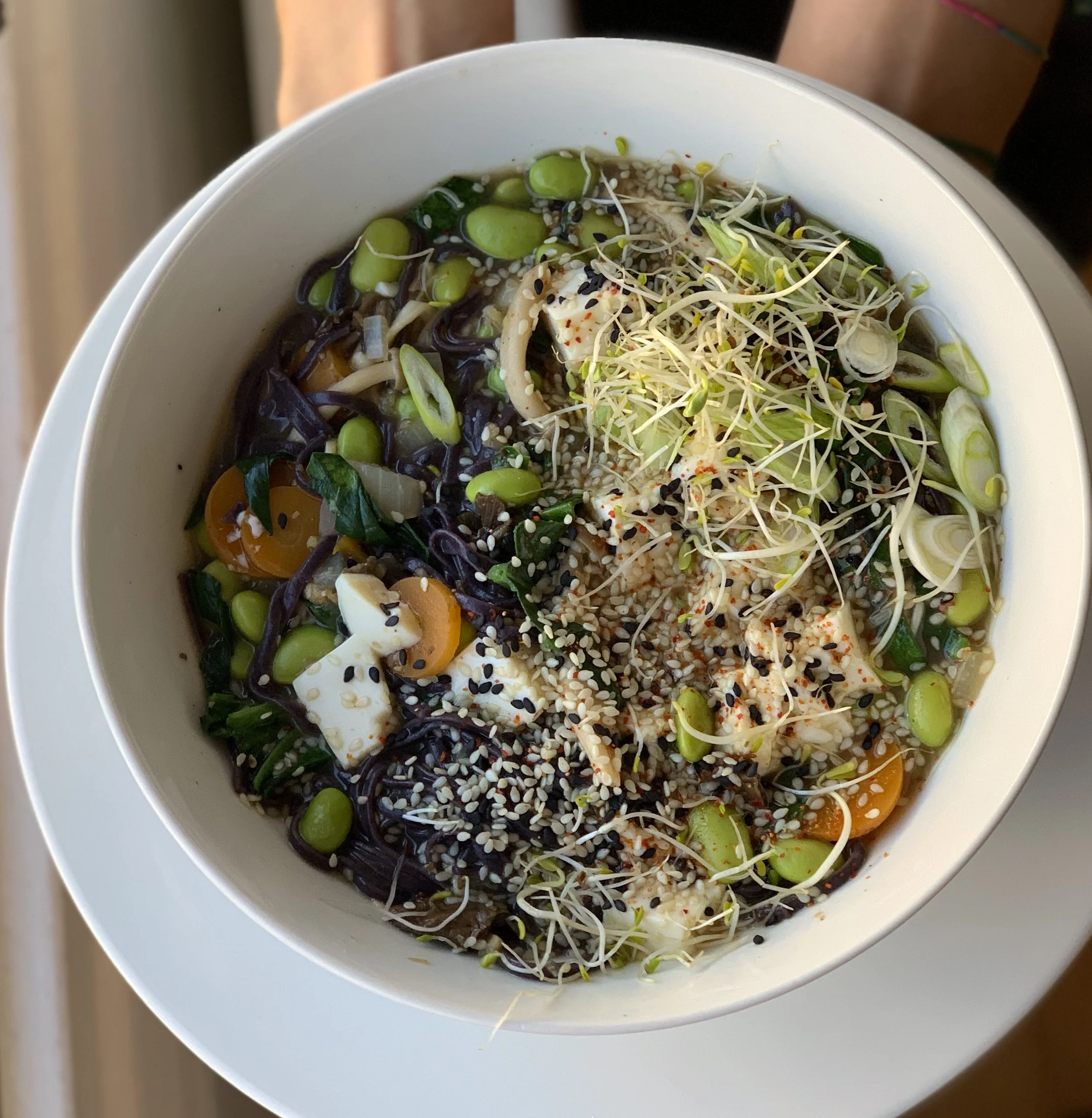 Black Soba Noodle Mushroom Miso Broth&nbsp;