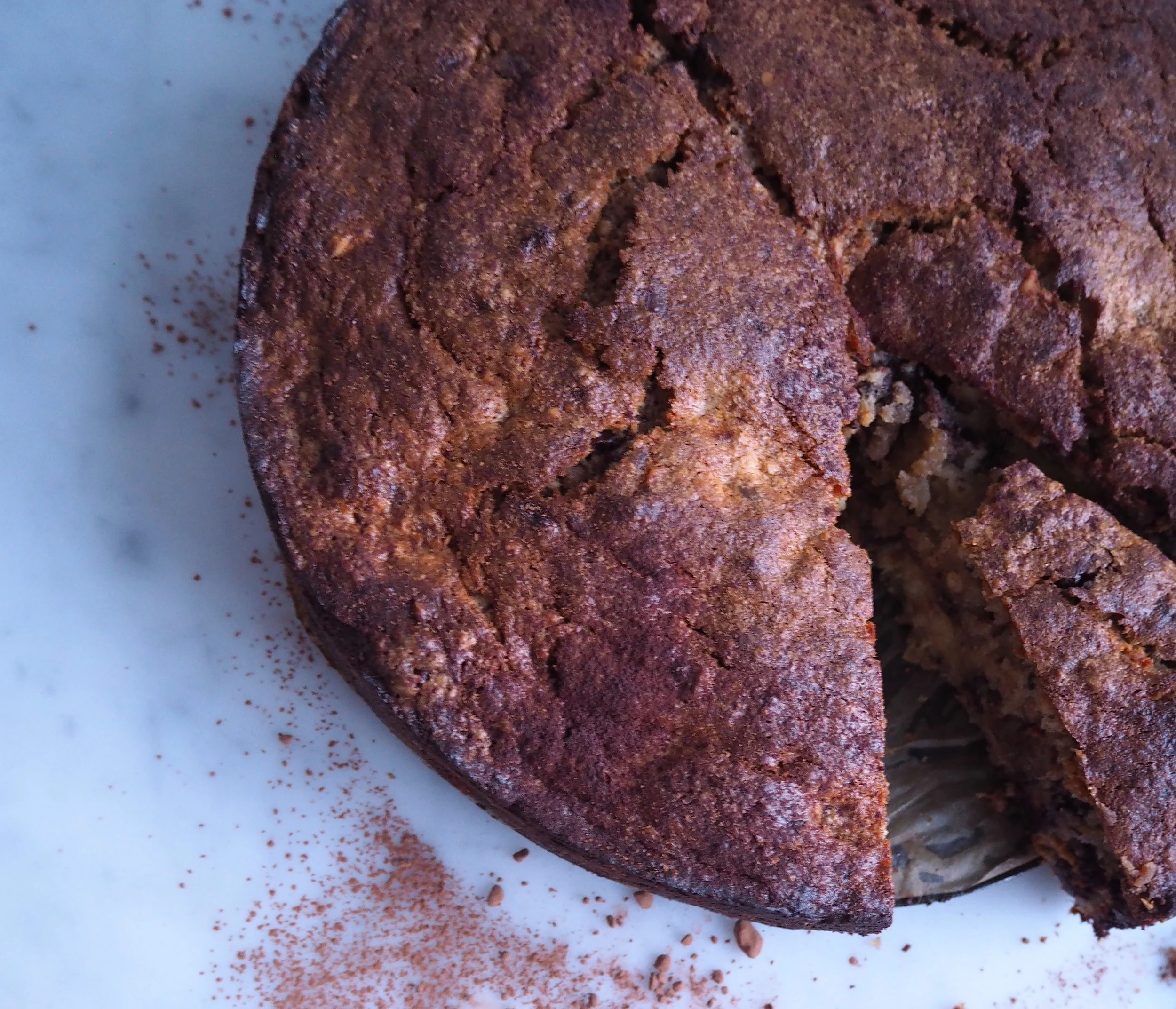 Chocolate, Tahini, Walnut, Banana Bread