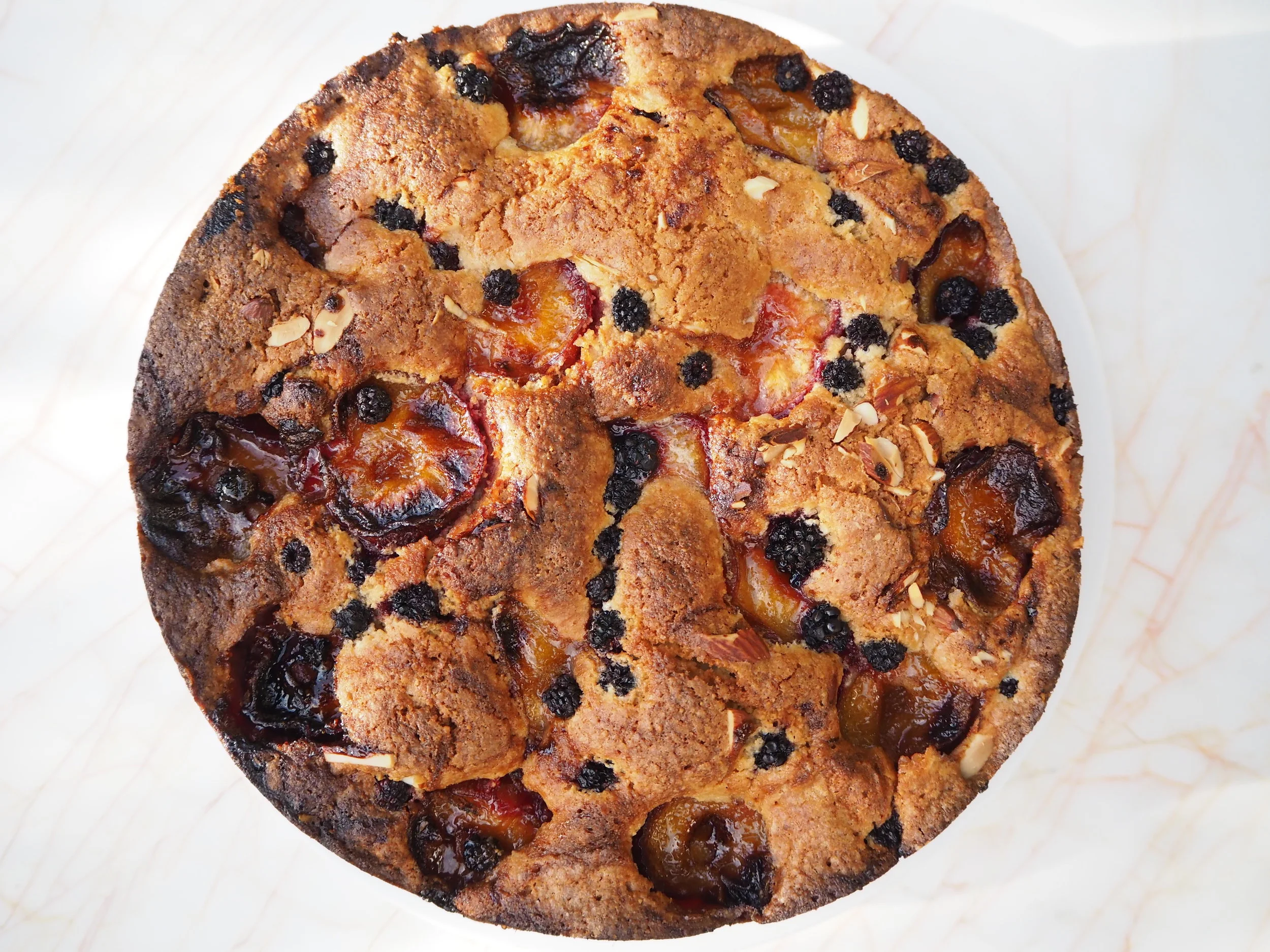 Plum Blackberry Frangipane