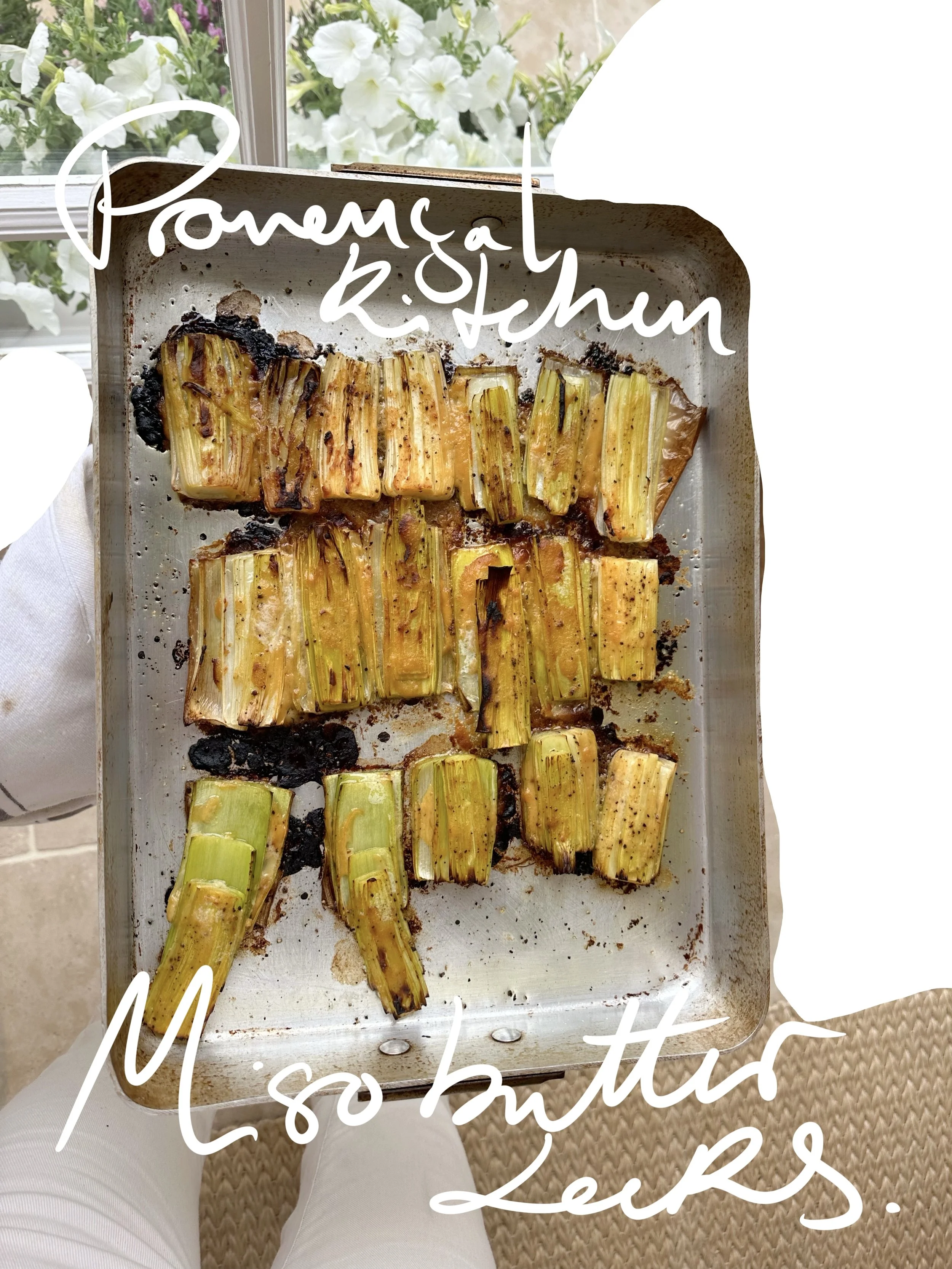 Miso Butter Leeks